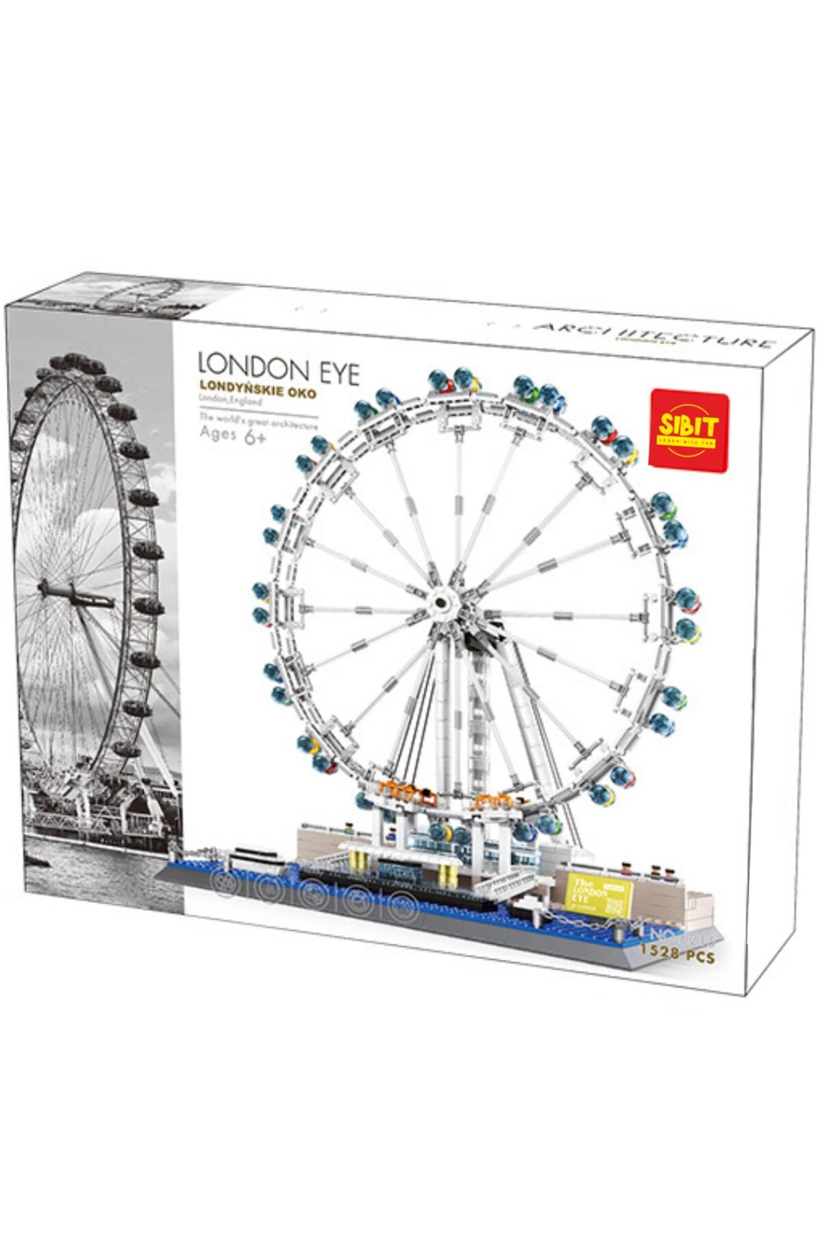 مجموعه بلوک‌های ساختمانی چشم لندن | مدل برای پروژه مدرسه | معماری بزرگ جهان