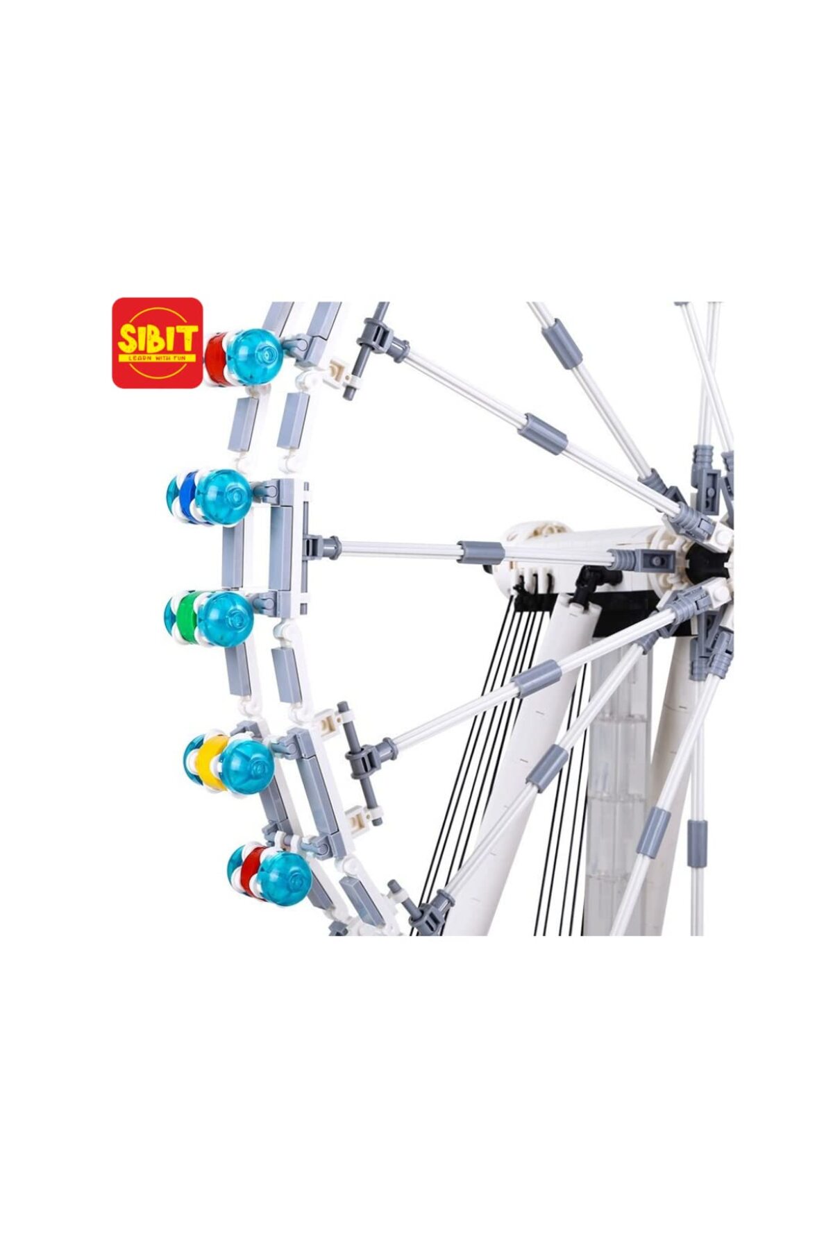 مجموعه بلوک‌های ساختمانی چشم لندن | مدل برای پروژه مدرسه | معماری بزرگ جهان