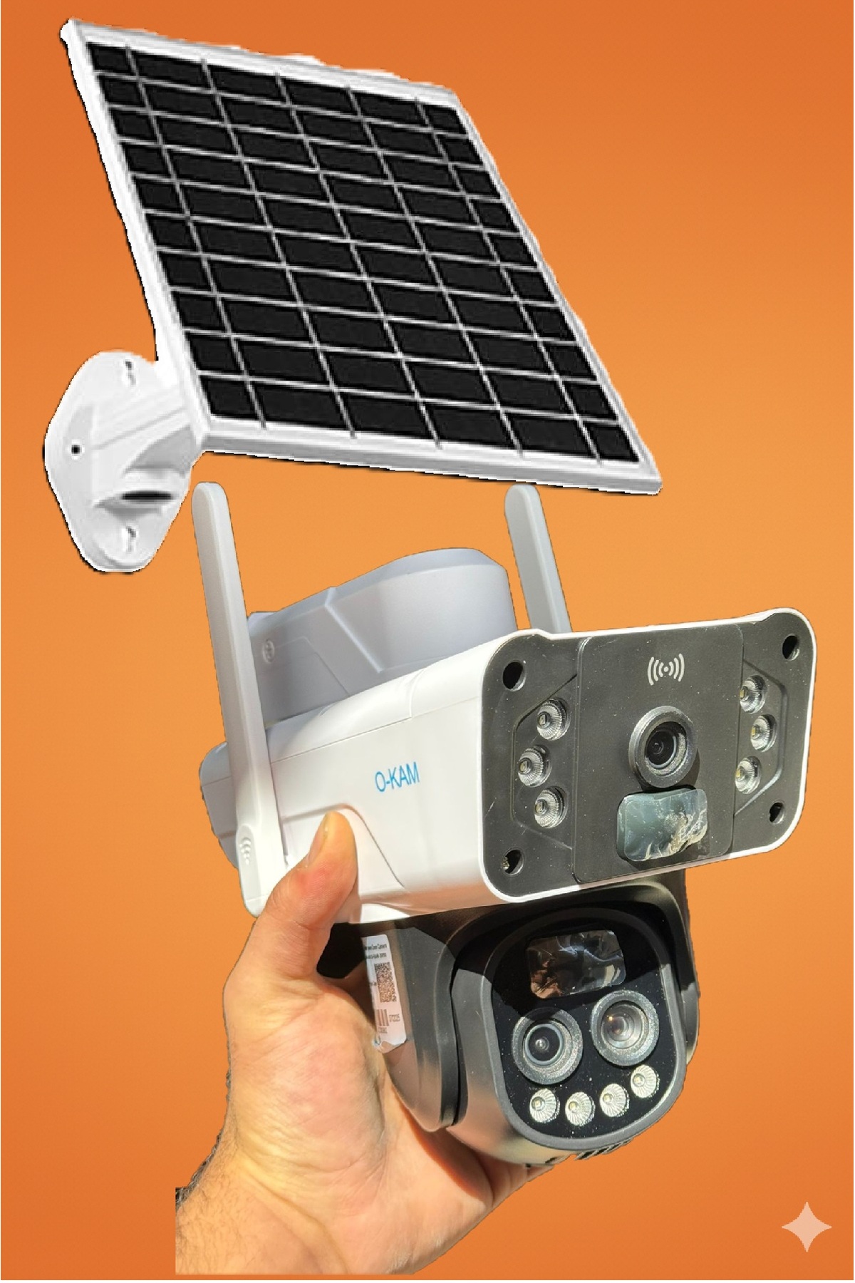 TRCharger OKAM PRO 3950 Solar 4G ve eSIM 15MP 3 Lens 10X Zoom