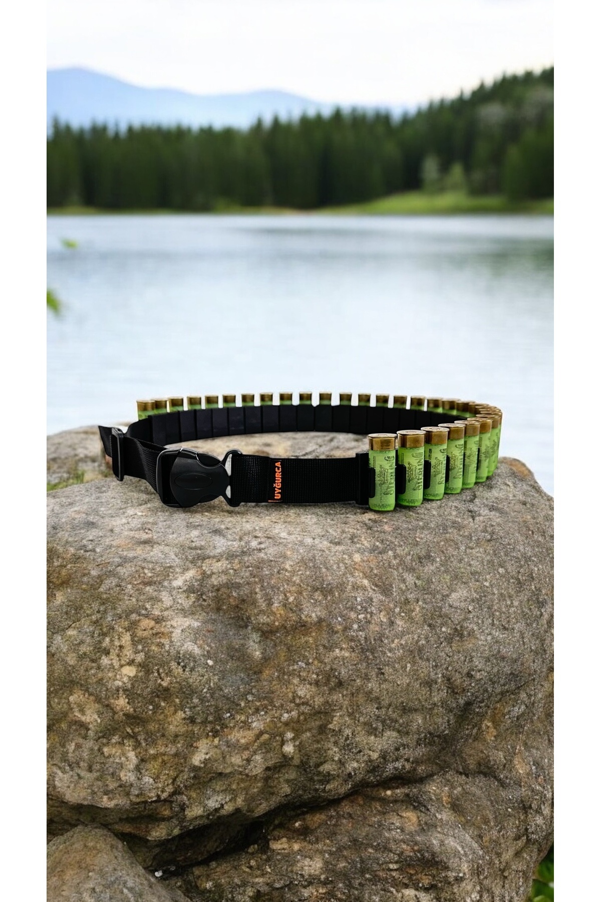 UYĞURCA 35 Fişek Kapasiteli Plastik Fişeklik (SİYAH) - 12 KALİBRE