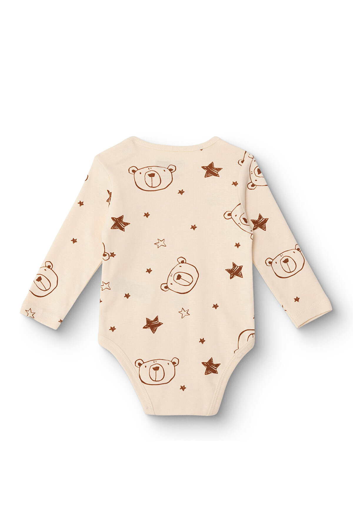 ebebek Hello Baby HelloBaby Erkek Bebek Uzun Kol Body Ribana Çıtçıtlı Yaka fotoğrafı 2 (önizleme)