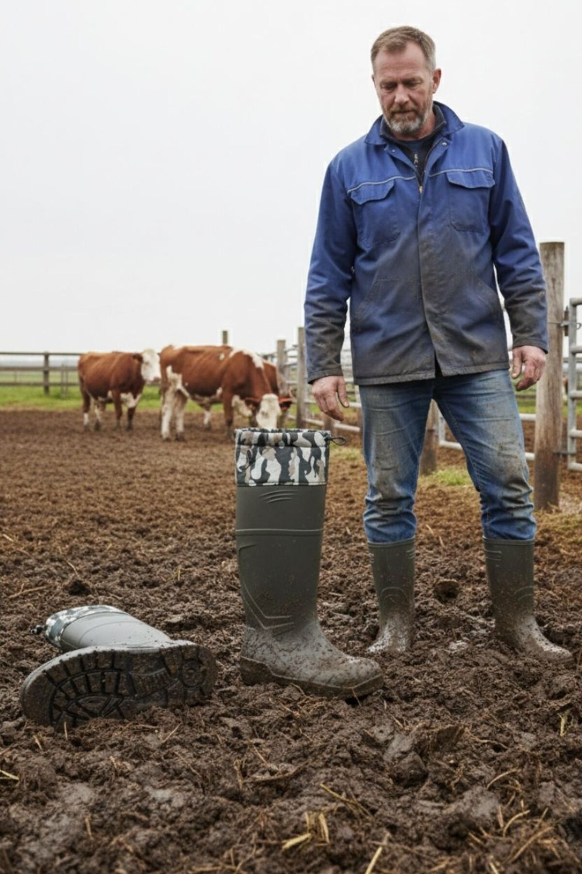 Daytex  Konçlu O4 Çizme Çiftlik ve Sanayi İçin -30°C Soğuğa Dayanıklı, SRC Kaymaz ve Darbe Emici İş Çizmesi - Görsel 3