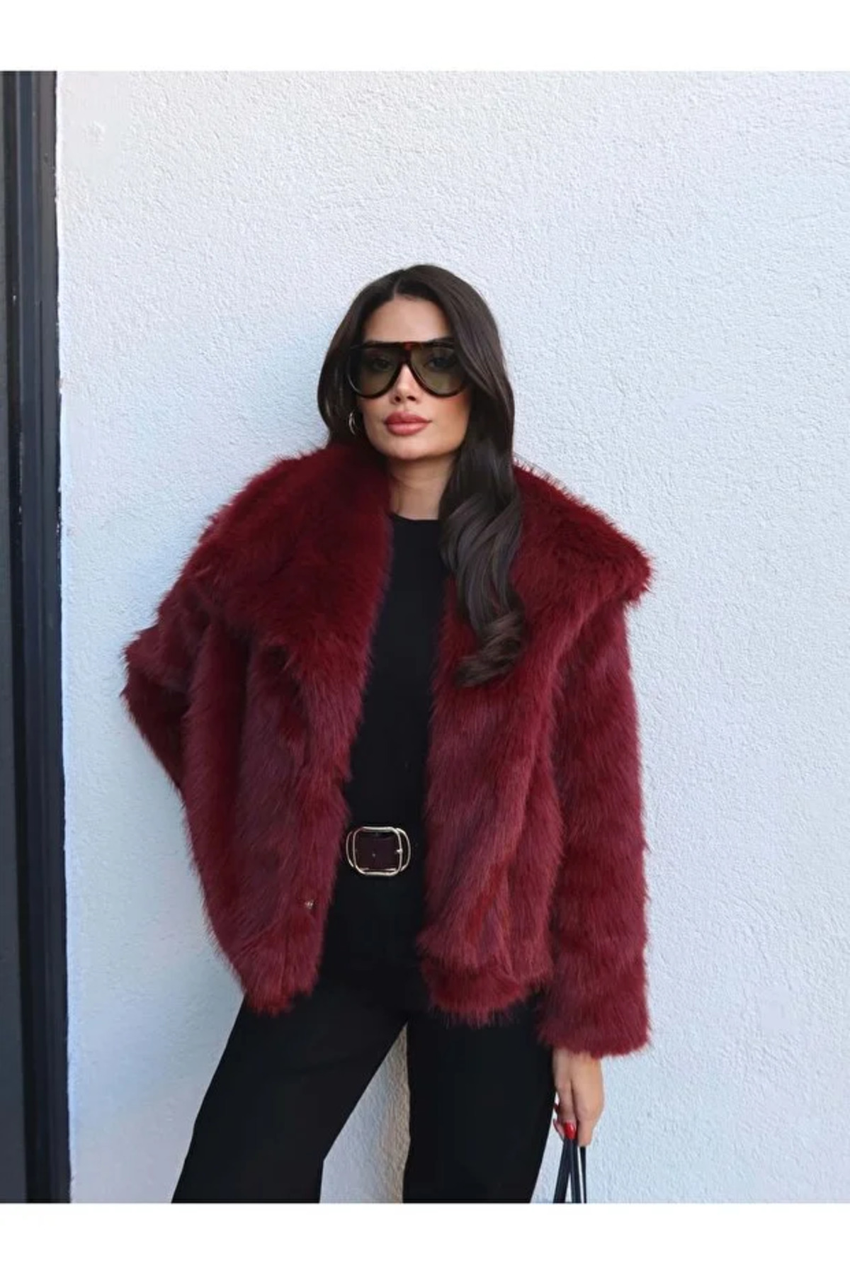 MODA DURAĞI  İçi Astarlı Premium Kürk - Görsel 3