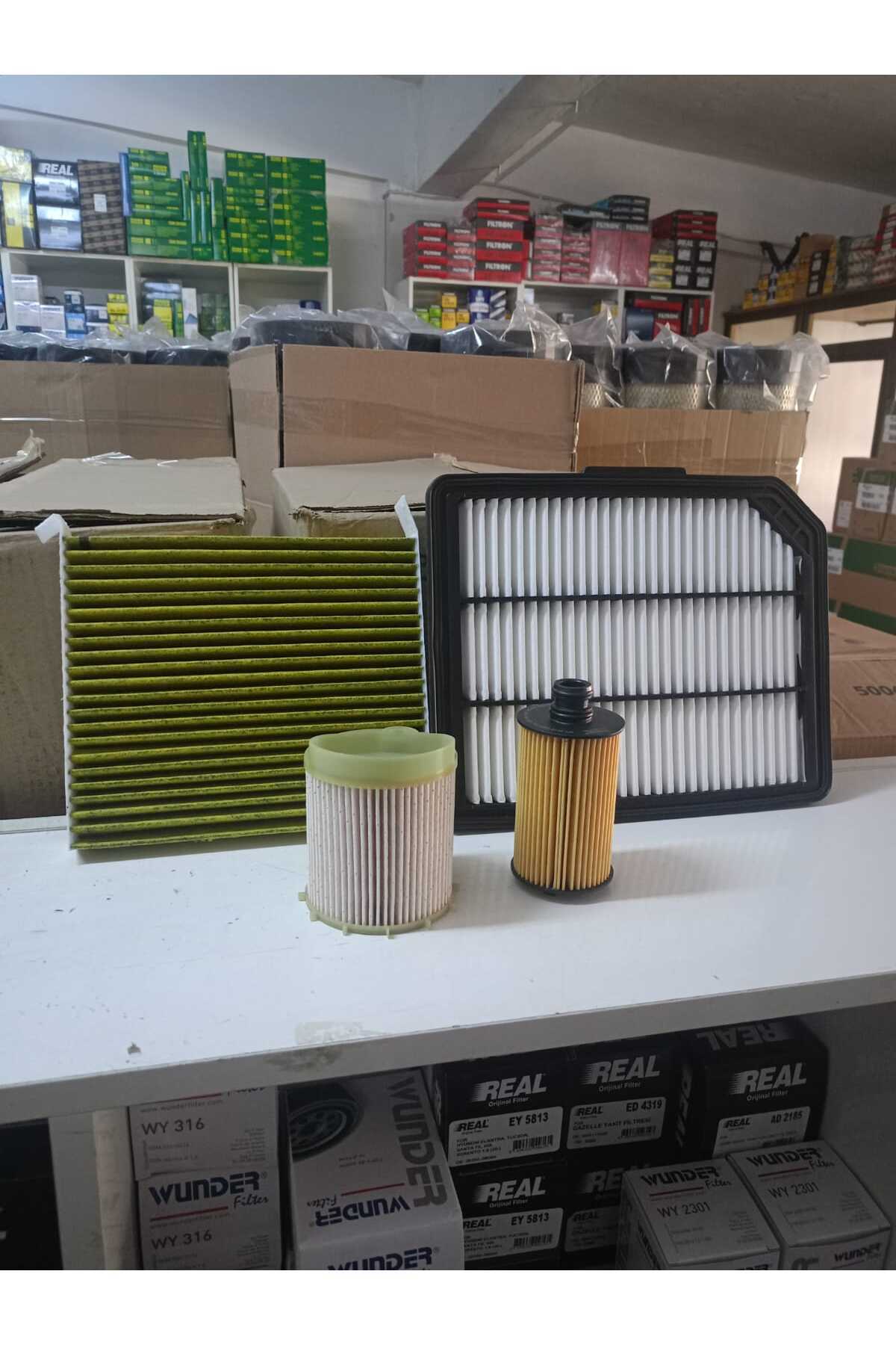 WUNDER Ssangyong Musso Grand Bakım Filtre Seti