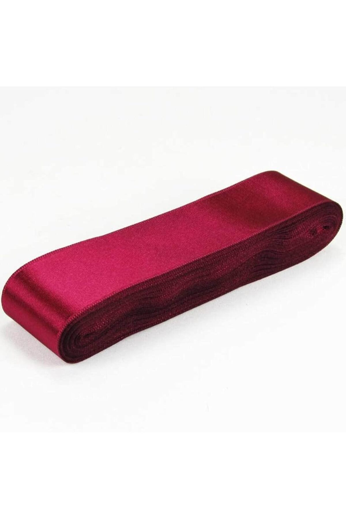 Hepta Collection PARTİ VİTRİNİ Bordo Renk Saten Kurdela 4 Cm. X 10 Metre (Bordo)