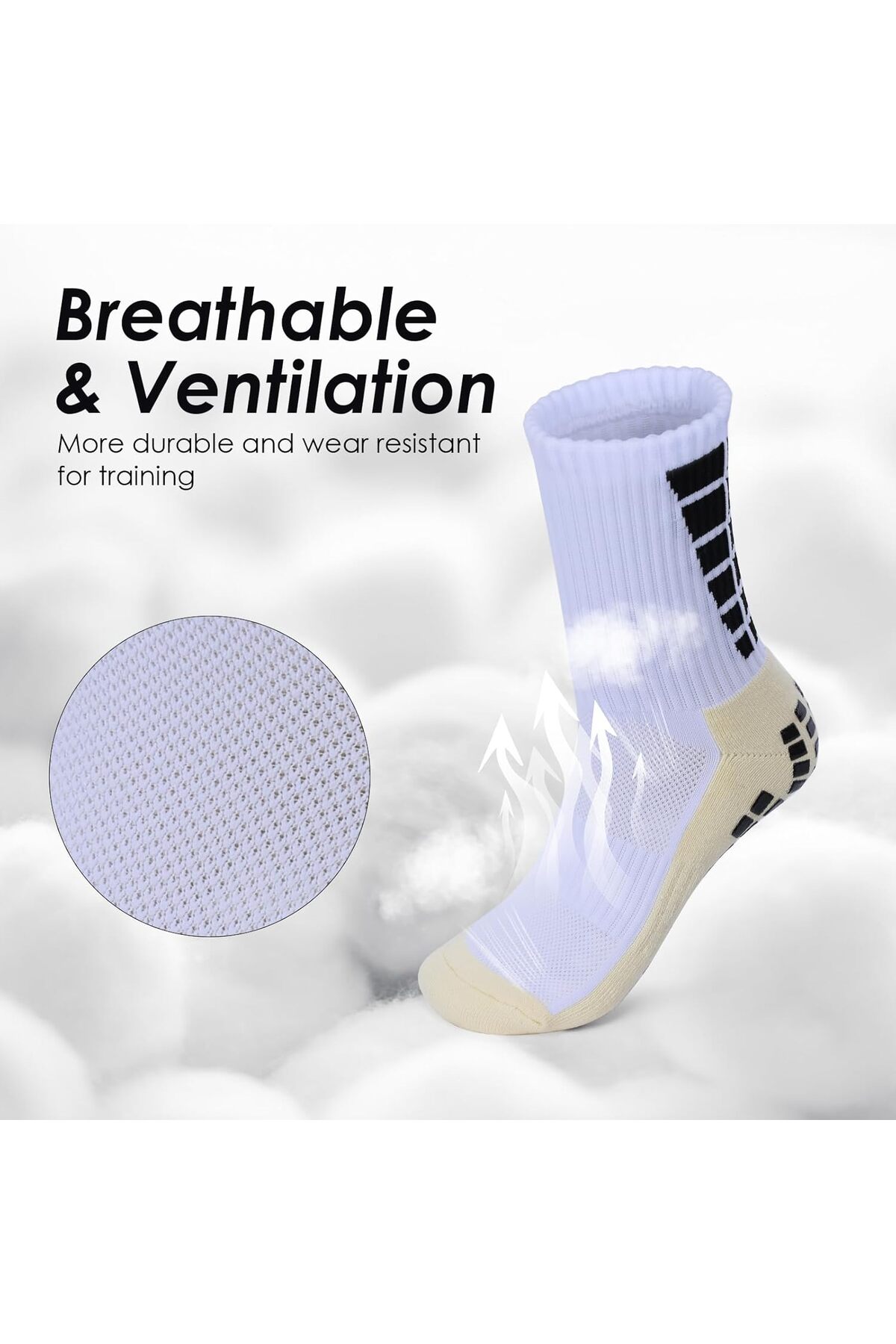 3 أزواج من جوارب كرة القدم الرياضية