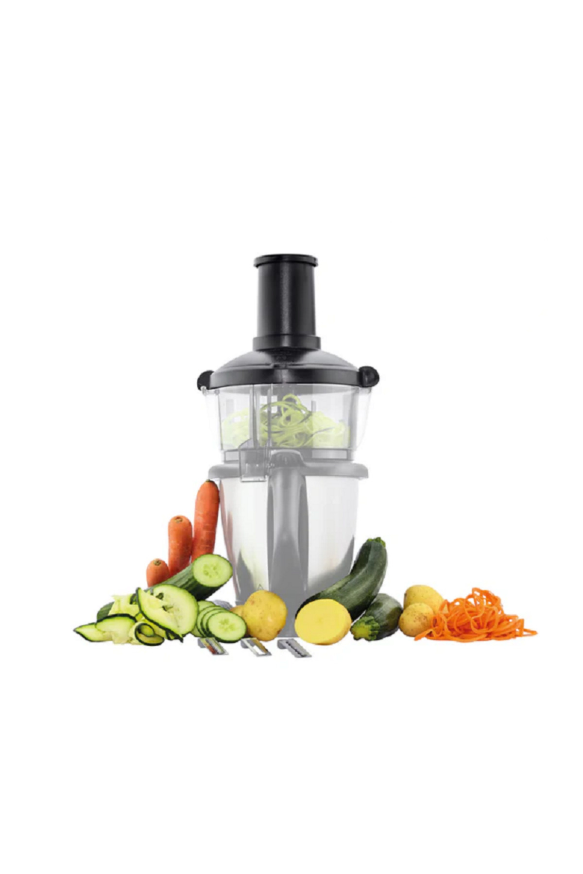 Naturalp Wundermix WunderZoodler Thermomix Mutfak Robotu TM6 ve TM5 için Spiral Kesme Aparatı