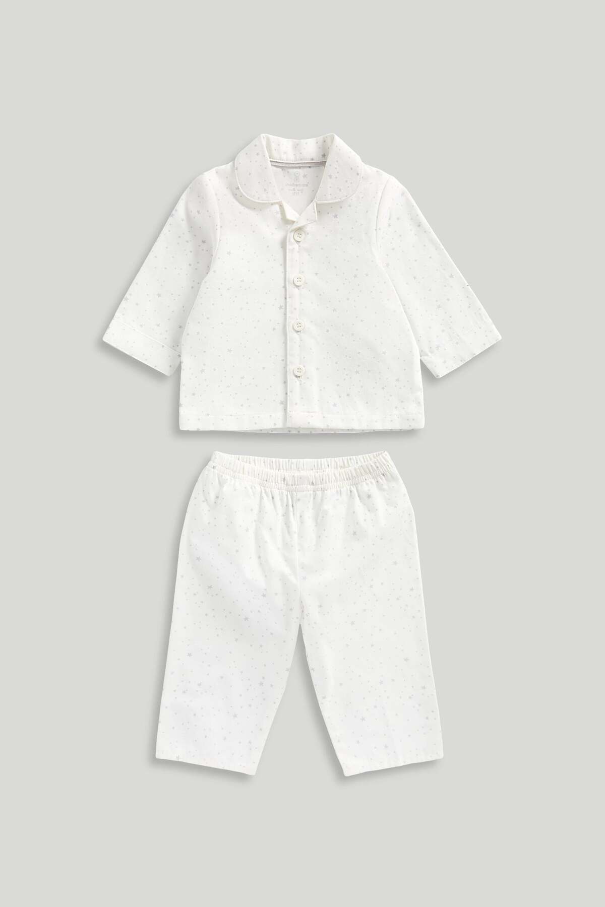 Mothercare Star Woven Baby Pyjamas