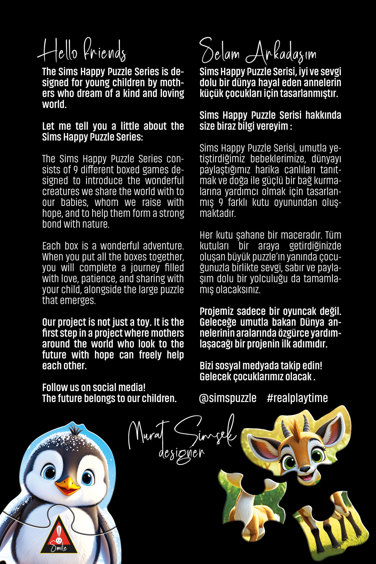 Sims Puzzle Bebekler İçin İlk Puzzle Yapboz Baby Orman - 1 Yaş Üstü Montessori Eğitici Oyuncak fotoğrafı 7 (önizleme)