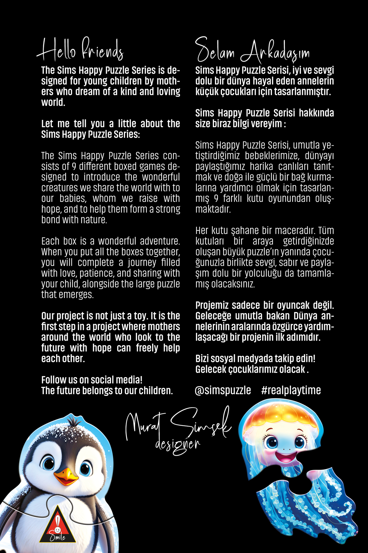 Sims Puzzle Bebekler İçin İlk Puzzle Yapboz Baby Okyanus - 1 Yaş Üstü Montessori Eğitici Oyuncak fotoğrafı 7 (önizleme)