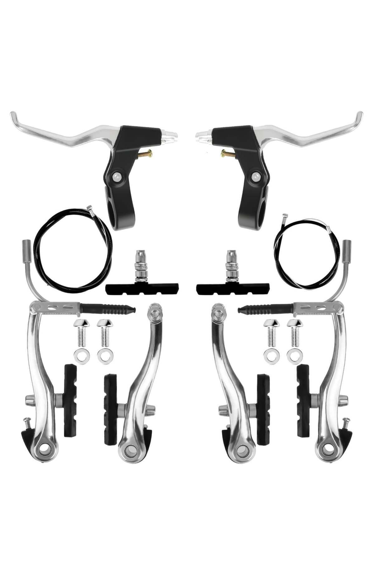 Asroya Saiguan Alüminyum Bisiklet V Brake Fren Seti Takımı Herşey Dahil V Fren Takımı