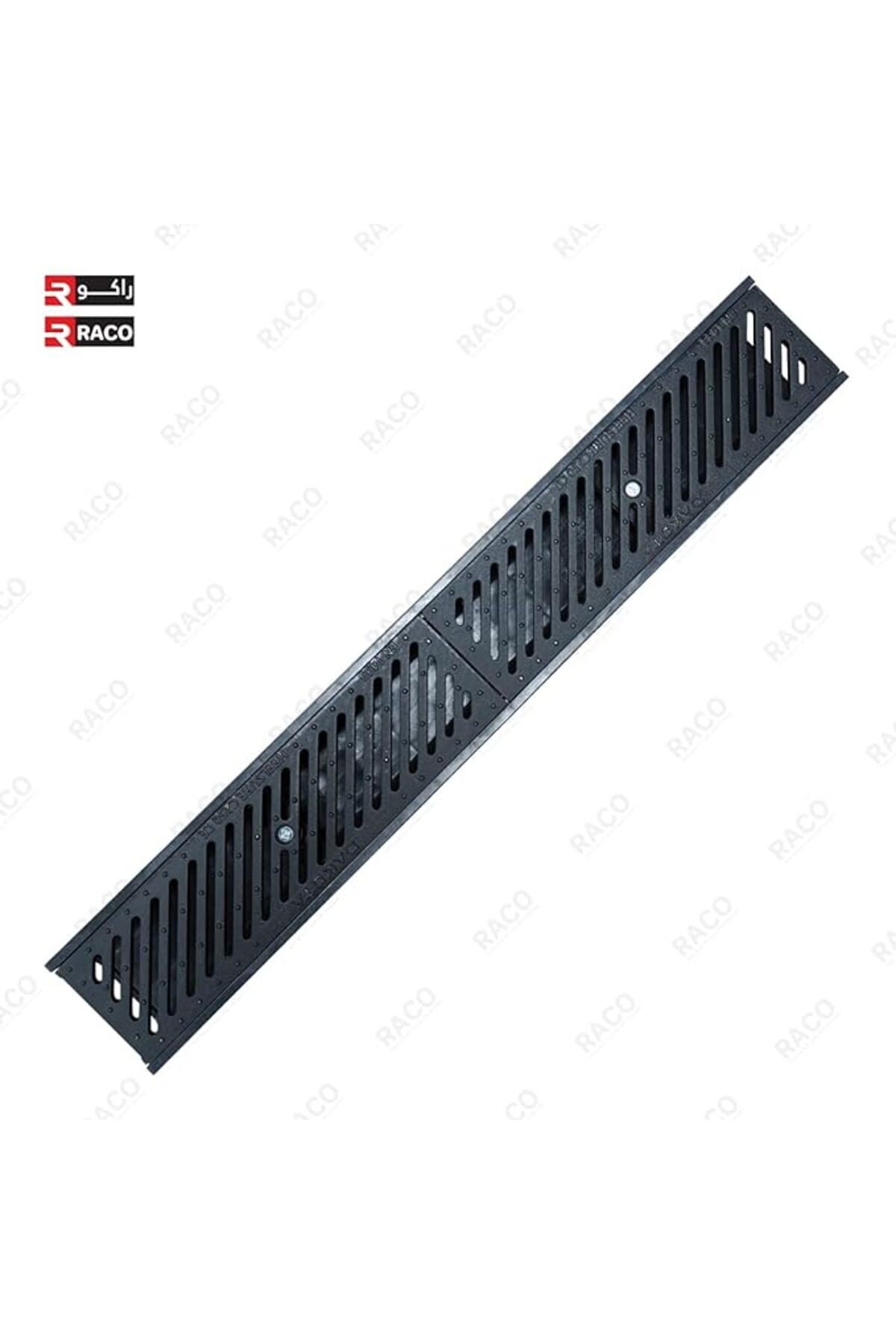 مشبک کف – دریچه کانال زهکشی به طول ۱ متر (آهن ریخته‌گری)