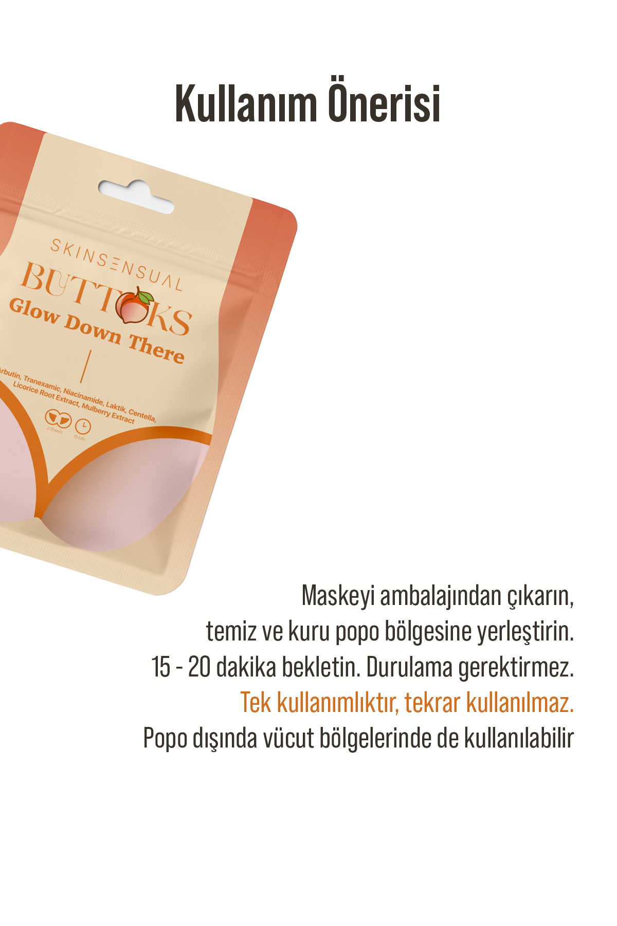 Buttoks Glow Down There Vücut Maskesi | Kararma Karşıtı ve Aydınlatmaya Yardımcı | 2 Parça — masaeglowdown — تصویر 8 از 8