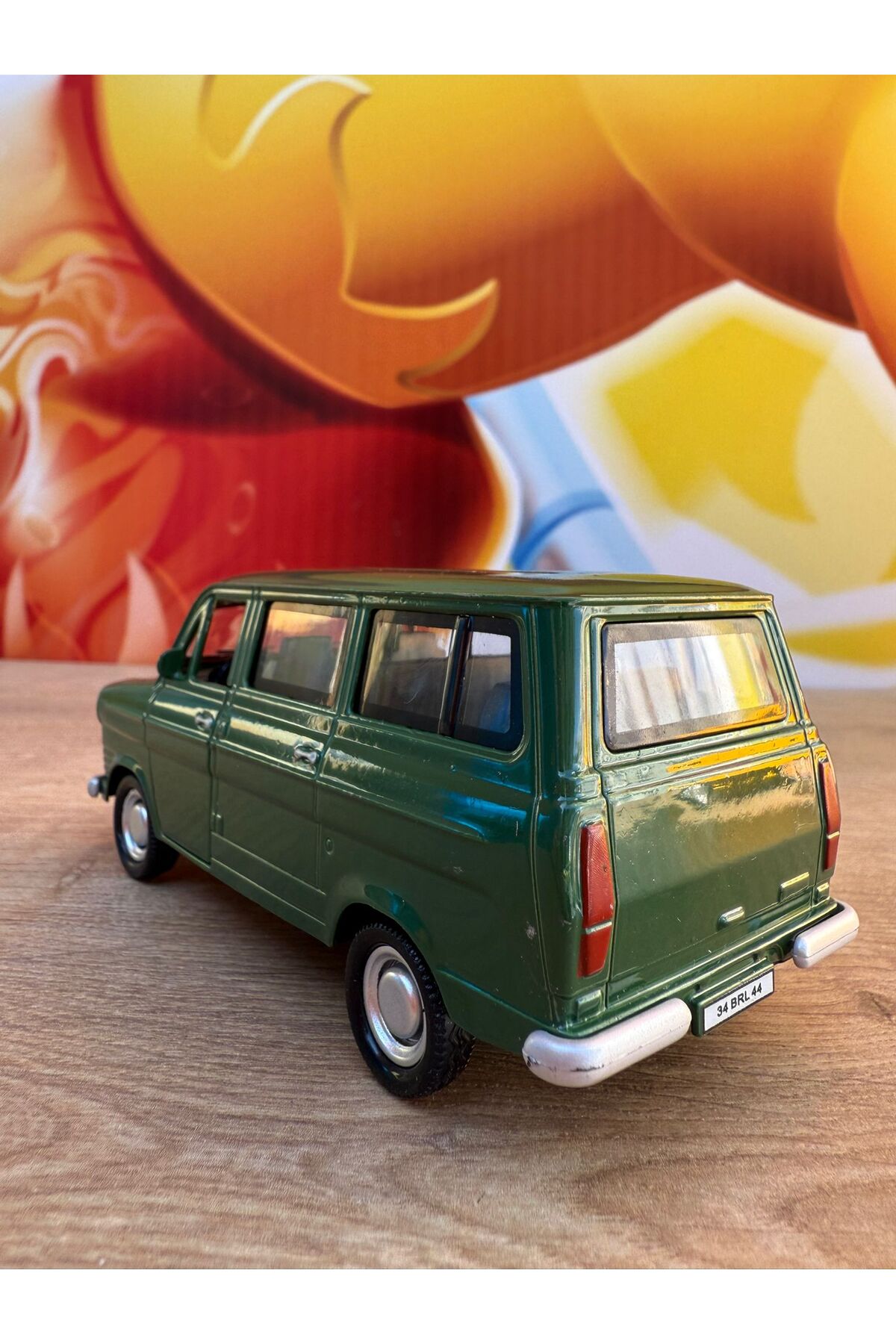 scntoys Ford Minibüs Sesli Işıklı Çekbırak Havalı Korna Ford