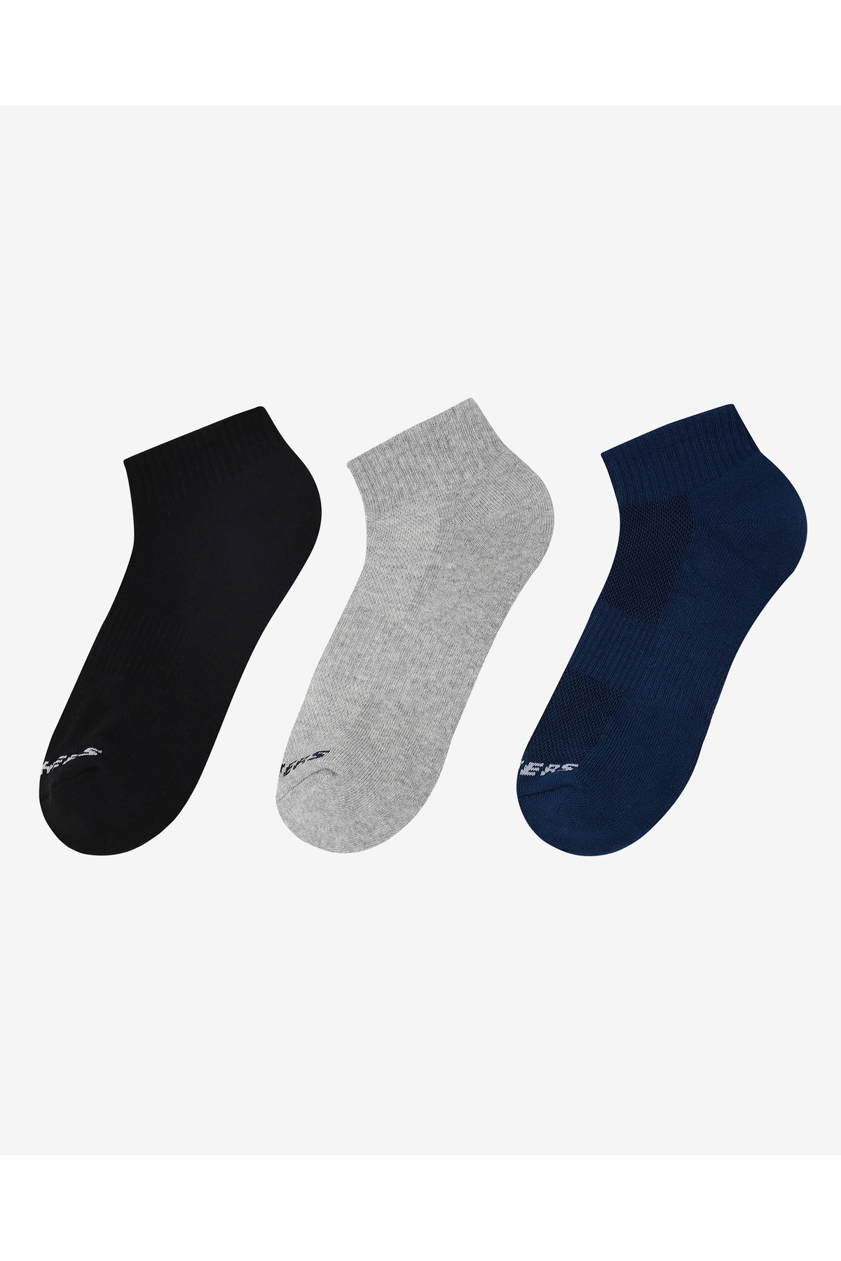 اسکچرز جوراب ساق بلند زنانه - بسته 3 عددی - مشکی - رنگ‌های متنوع - سایز 111035-992