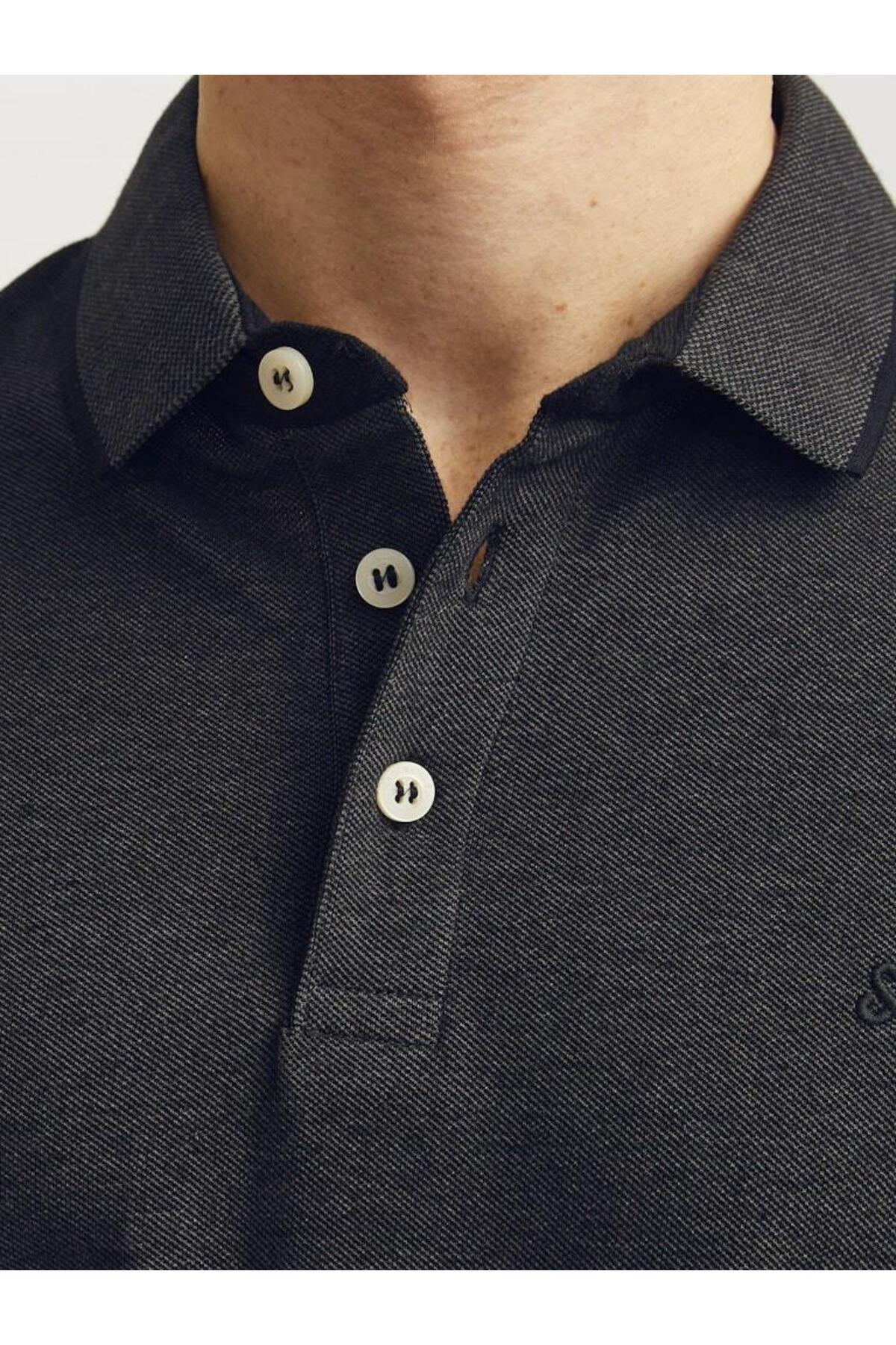 تیشرت یقه پلو مردانه راسته آستین کوتاه | جک اند جونز Jack & Jones 12136668 - تصویر 4