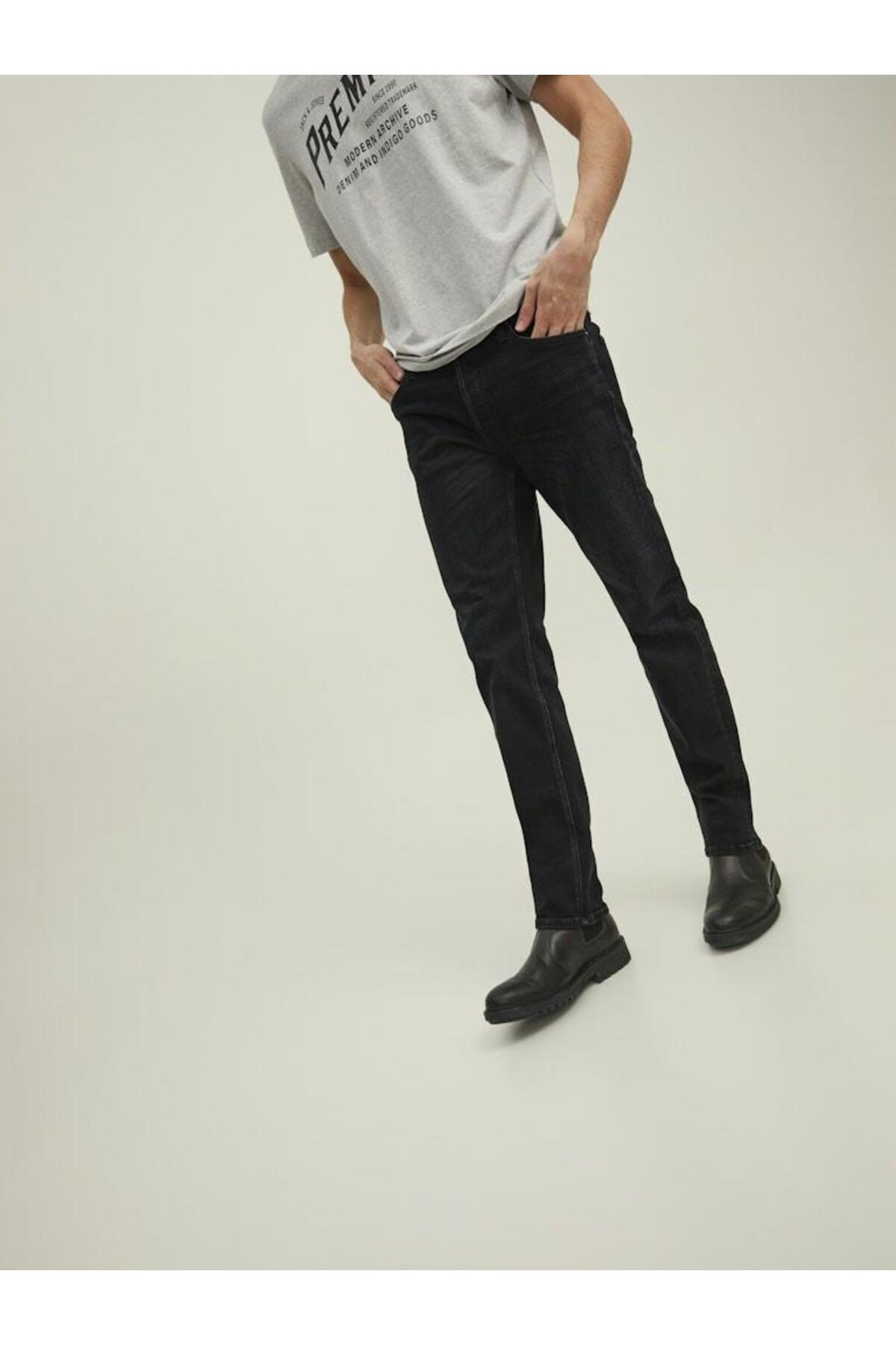 شلوار جین مردانه راسته فاق نرمال | جک اند جونز Jack & Jones 1350-00-01379 - تصویر 4