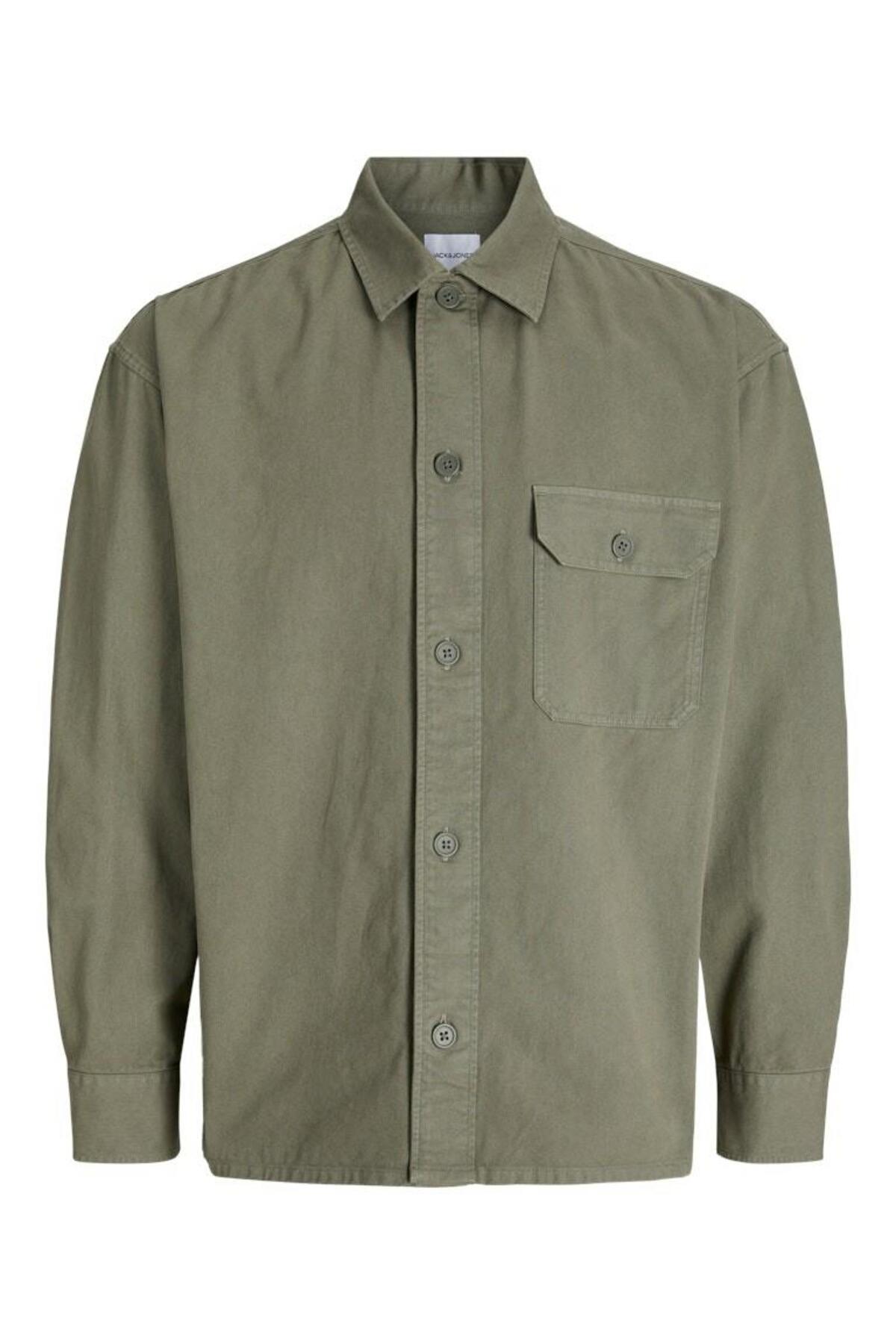 پیراهن مردانه راسته آستین بلند | جک اند جونز Jack & Jones 12279575 - تصویر 5
