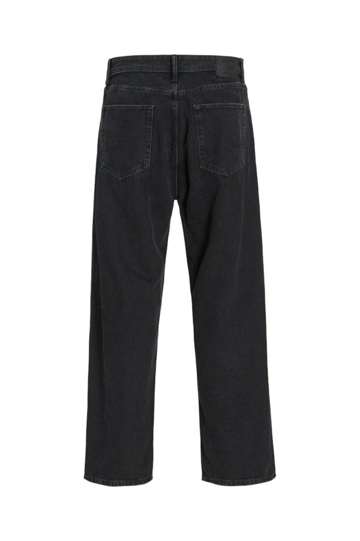 شلوار جین مردانه رنگارنگ فاق نرمال | جک اند جونز Jack & Jones 12236089-Black Deni - تصویر 3