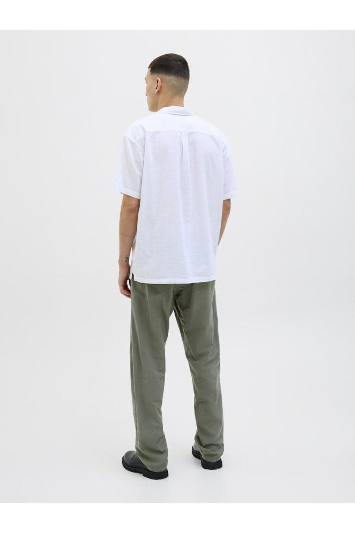شلوار مردانه راسته فاق نرمال | جک اند جونز Jack & Jones 12248606 - تصویر 5