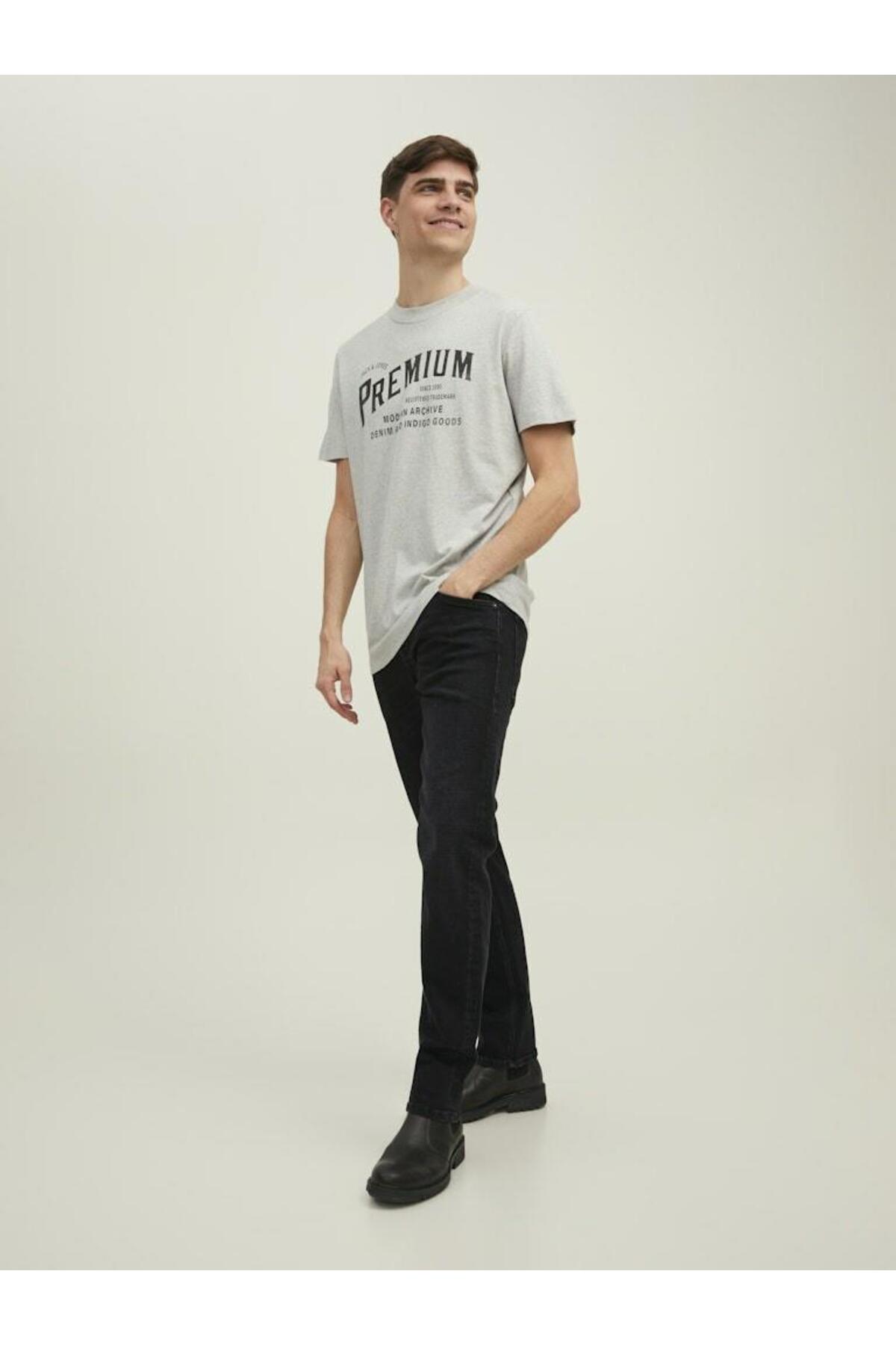 شلوار جین مردانه راسته فاق نرمال | جک اند جونز Jack & Jones 1350-00-01379 - تصویر 5