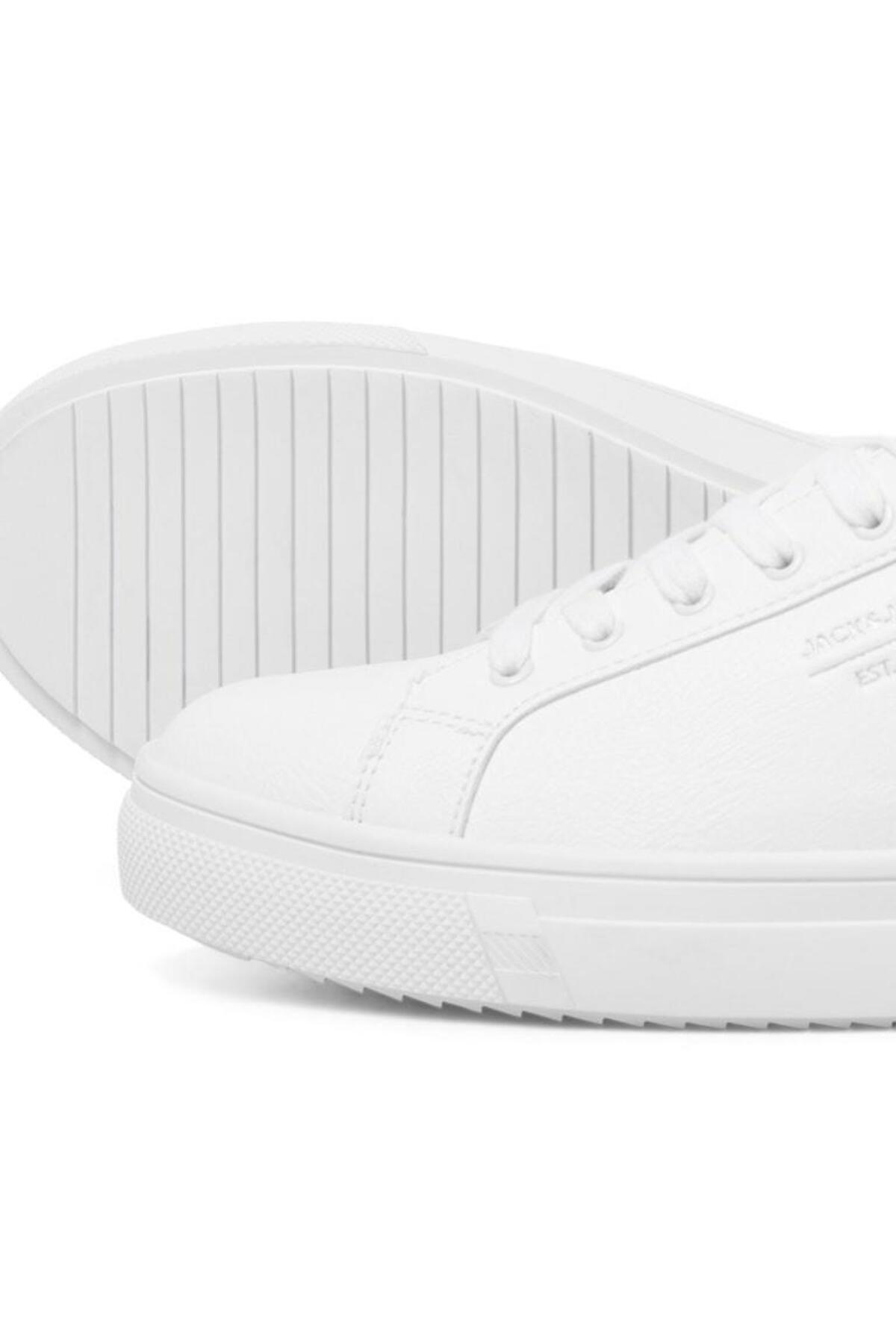 کفش اسنیکر مردانه راسته | جک اند جونز Jack & Jones TYCC46994D170339207338283 - تصویر 3