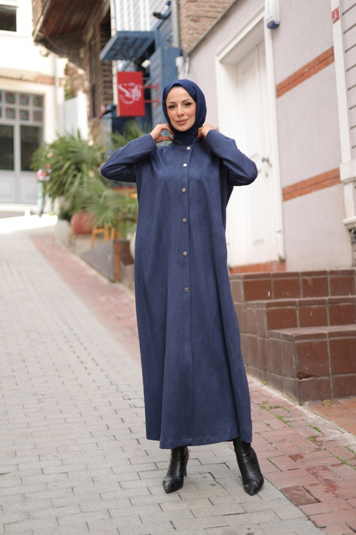 KADEEM  Elara Süet Kaban -422534 - Görsel 5