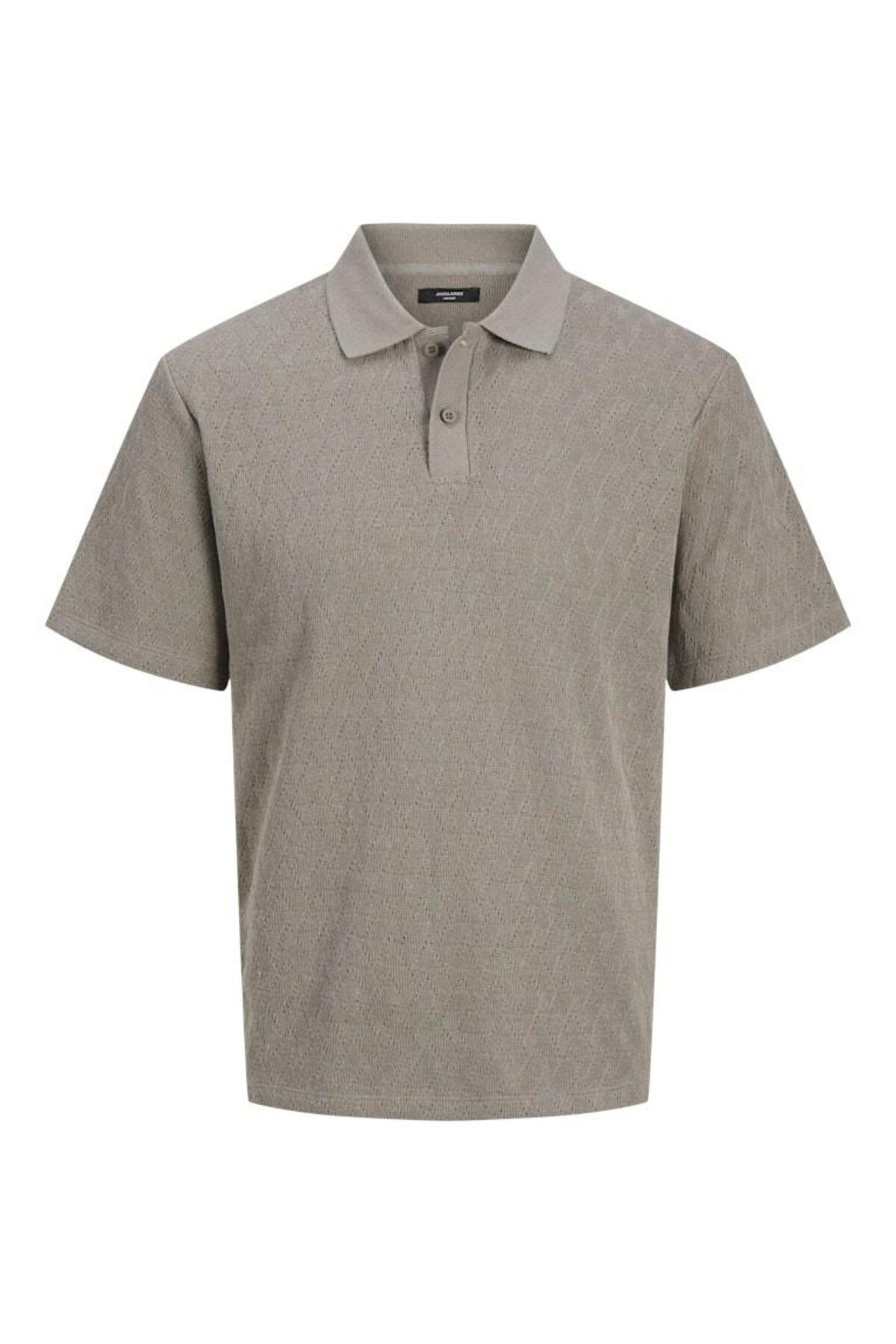 تیشرت یقه پلو مردانه راسته آستین کوتاه | جک اند جونز Jack & Jones 12275090 - تصویر 5