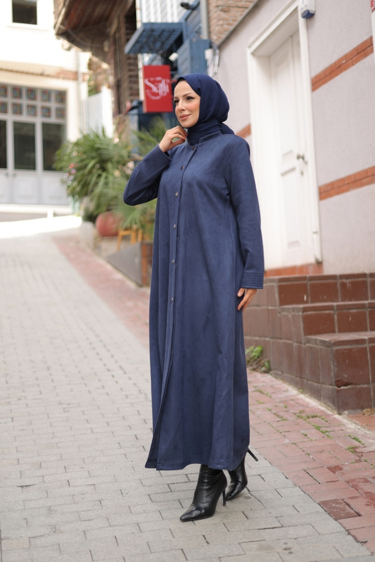 KADEEM  Elara Süet Kaban -422534 - Görsel 6