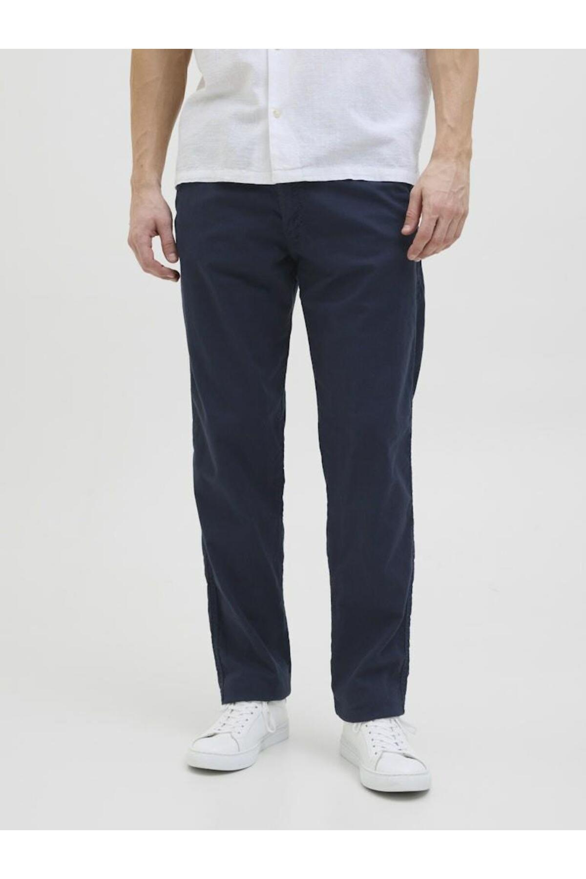 شلوار مردانه راسته فاق نرمال | جک اند جونز Jack & Jones 12274977 - تصویر 3