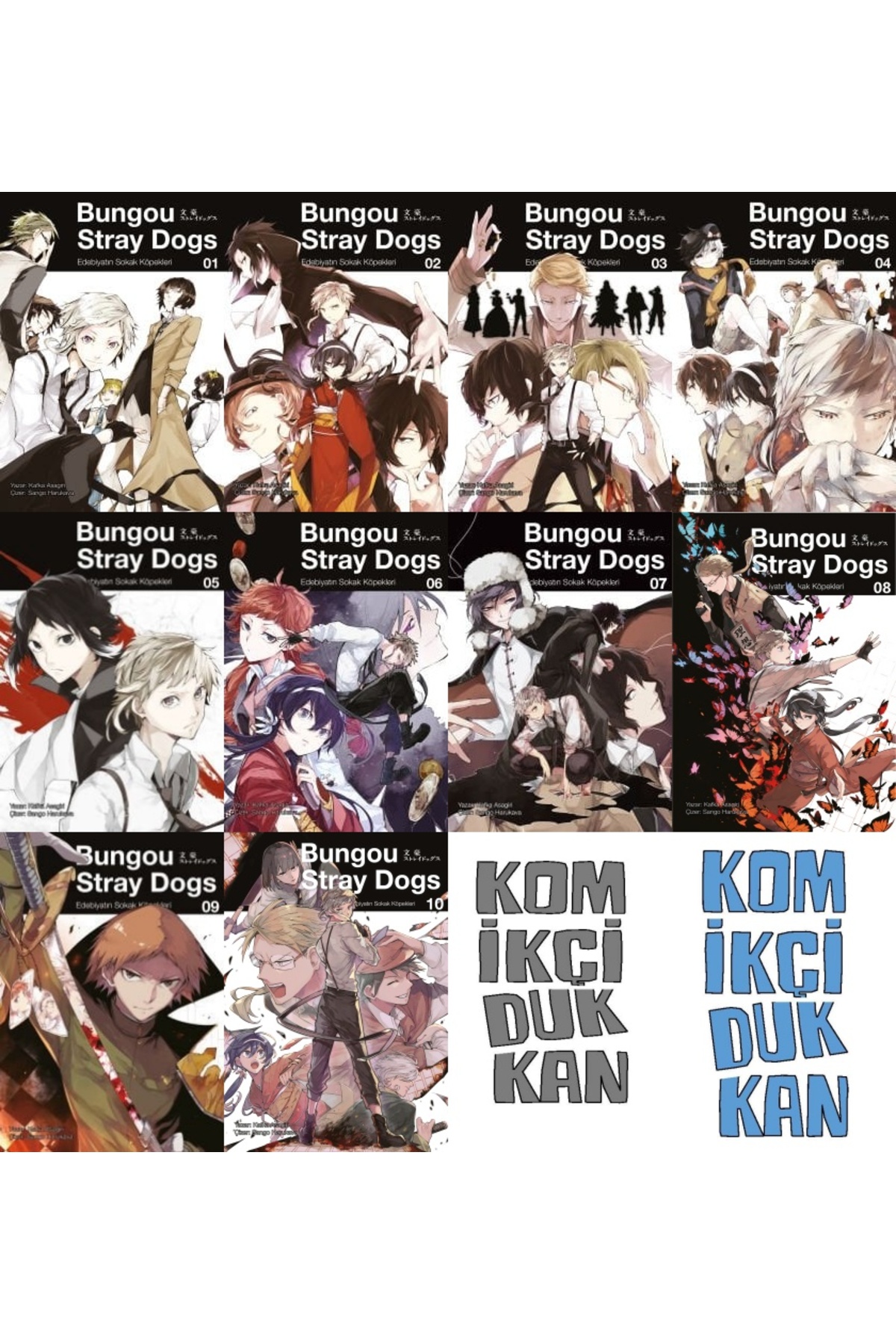 Gerekli Şeyler Yayıncılık Bungou Stray Dogs 1-2-3-4-5-6-7-8-9-10