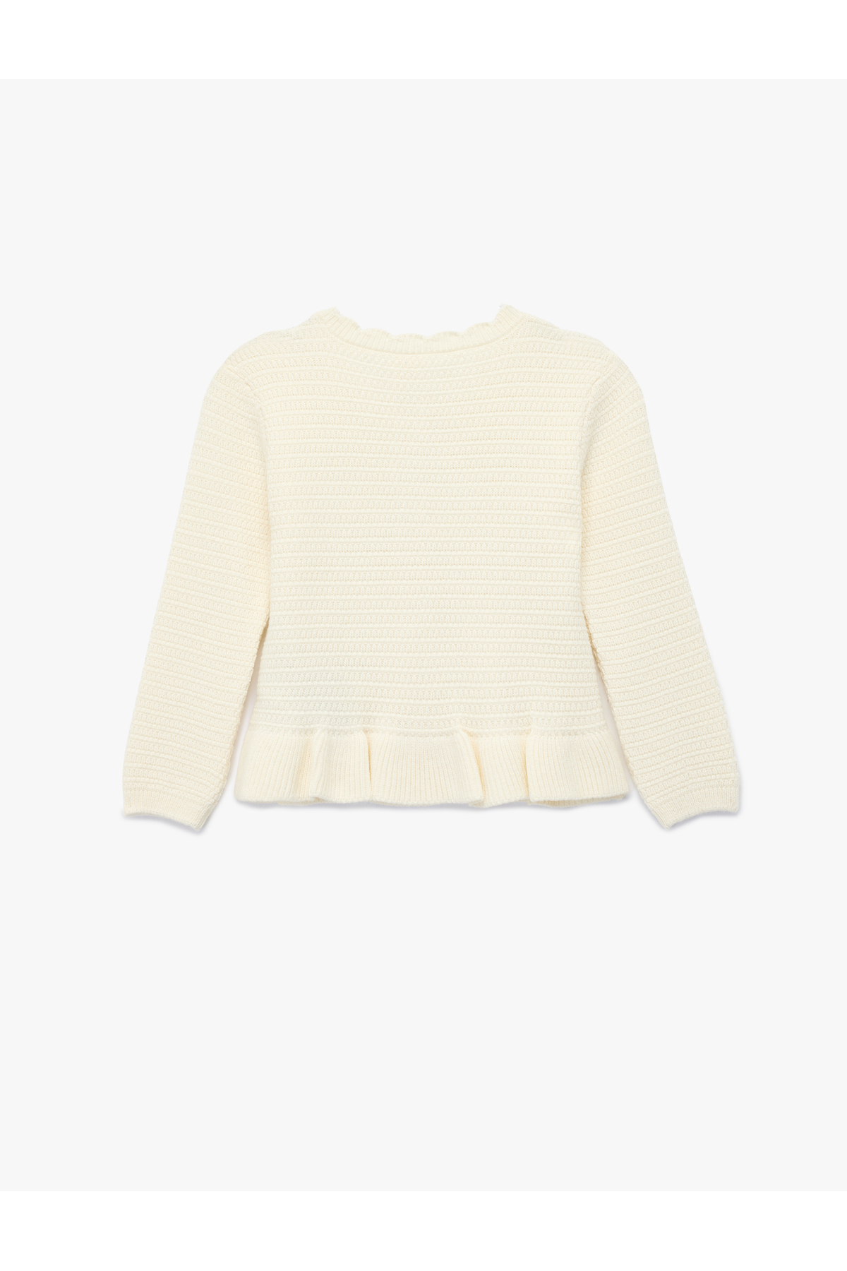 Koton Viskon Karışımlı Düğmeli Uzun Kollu Bisiklet Yaka Triko Hırka fotoğrafı 2 (önizleme)