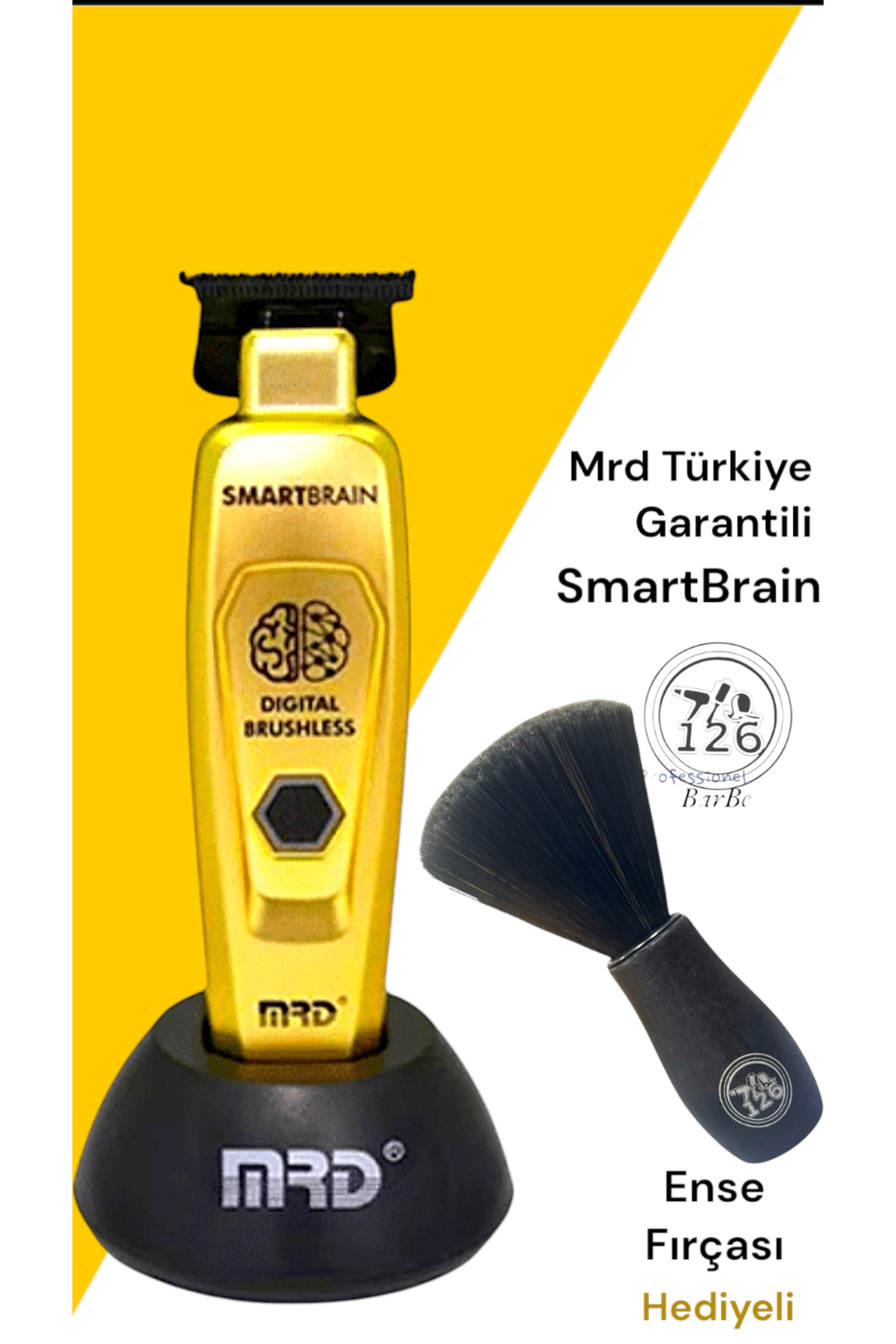 Mrd Smart Brain Gold renk Saç Sakal Ense Sıfırlama Tıraş Makinası