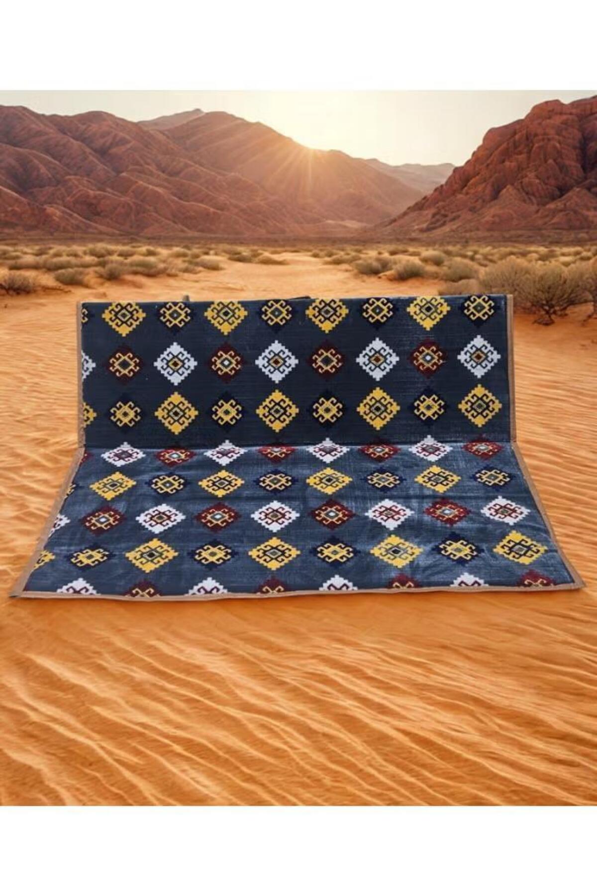 طقم كراسي 60 * 120 سم أرضية مكون من كرسيين قابلين للطي بخلفية عازلة للماء، مثالي للرحلات والتخ