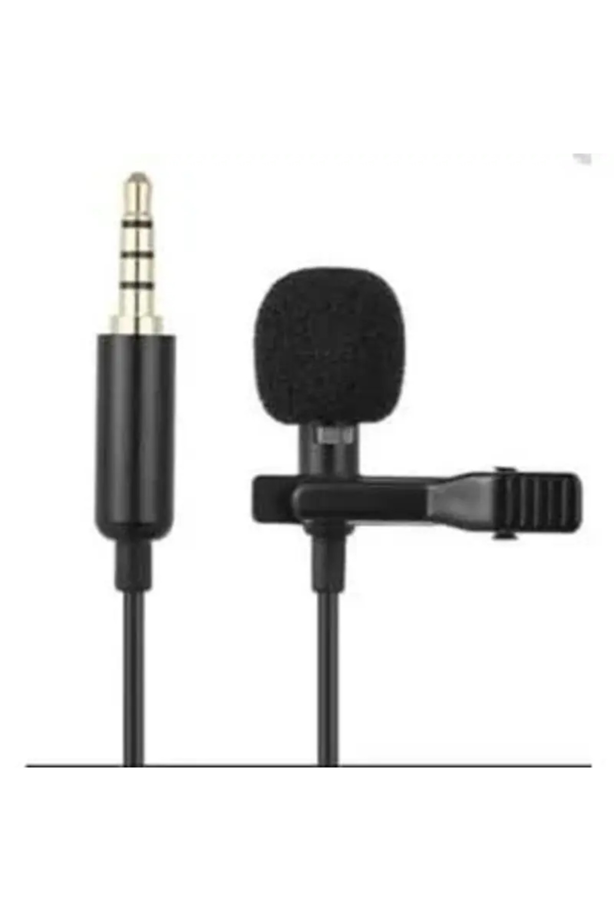 LAVALİER MİCROPHONE 🎤 GL-121 3.5mm AUX Lavalier Mikrofon – 1.5 Metre Kablolu, Röportaj & Canlı Yayın 🎬