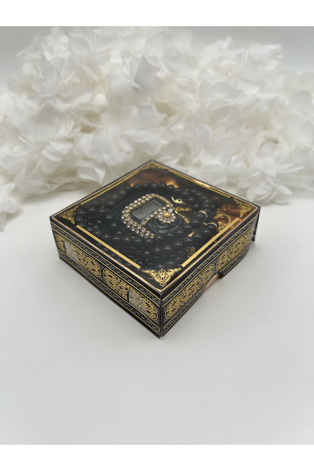 lenagiftworkshop Hediyelik Taşlı Zikirmatik Ve Tesbih Seti Kutulu