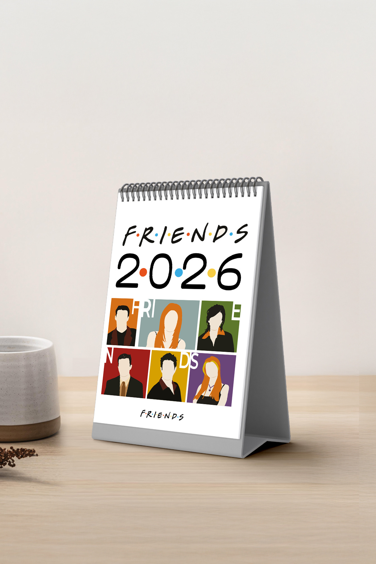 Paytak Moda Friends Tasarım 2026 Masa Takvimi Pytktkv023