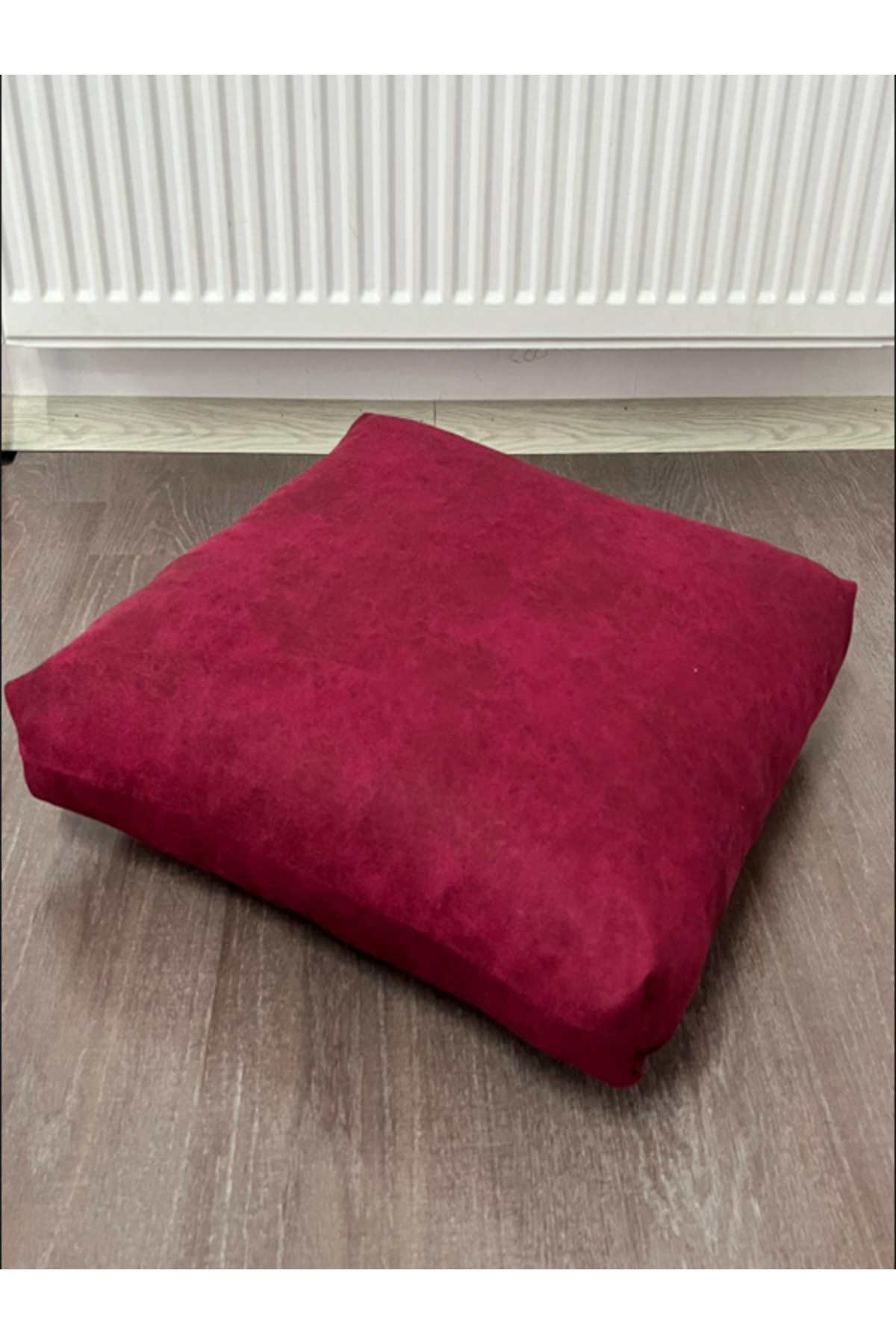 Fuchsia Floor cushion,honeycomb front cushion,sofa cushion,nursery cushion 50x50x10 cm