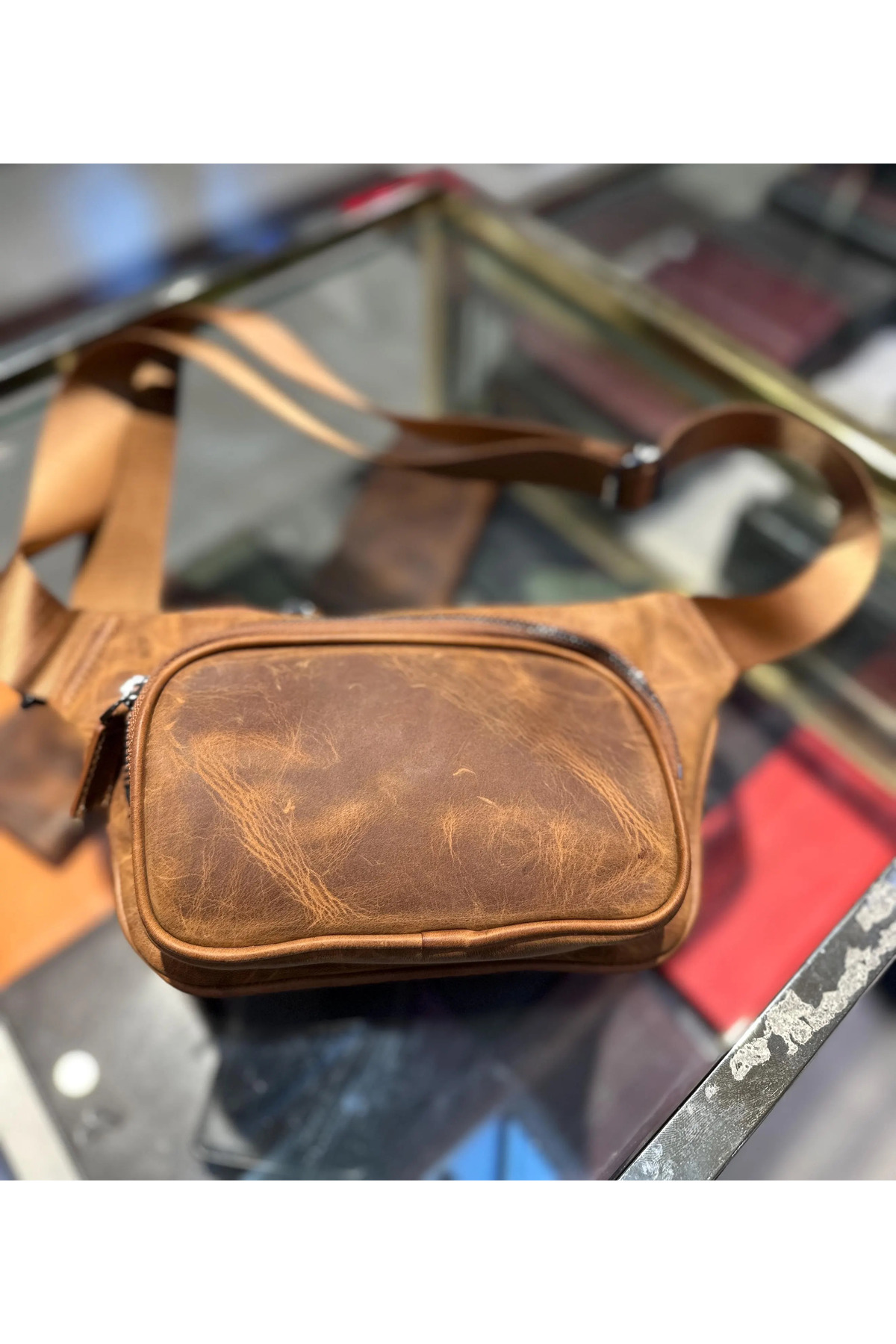 shop LuxeVera Hakiki Deri Bel Çantası – Klasik Tasarım, Kişiselleştirilebilir - Fiyatı, Yorumları