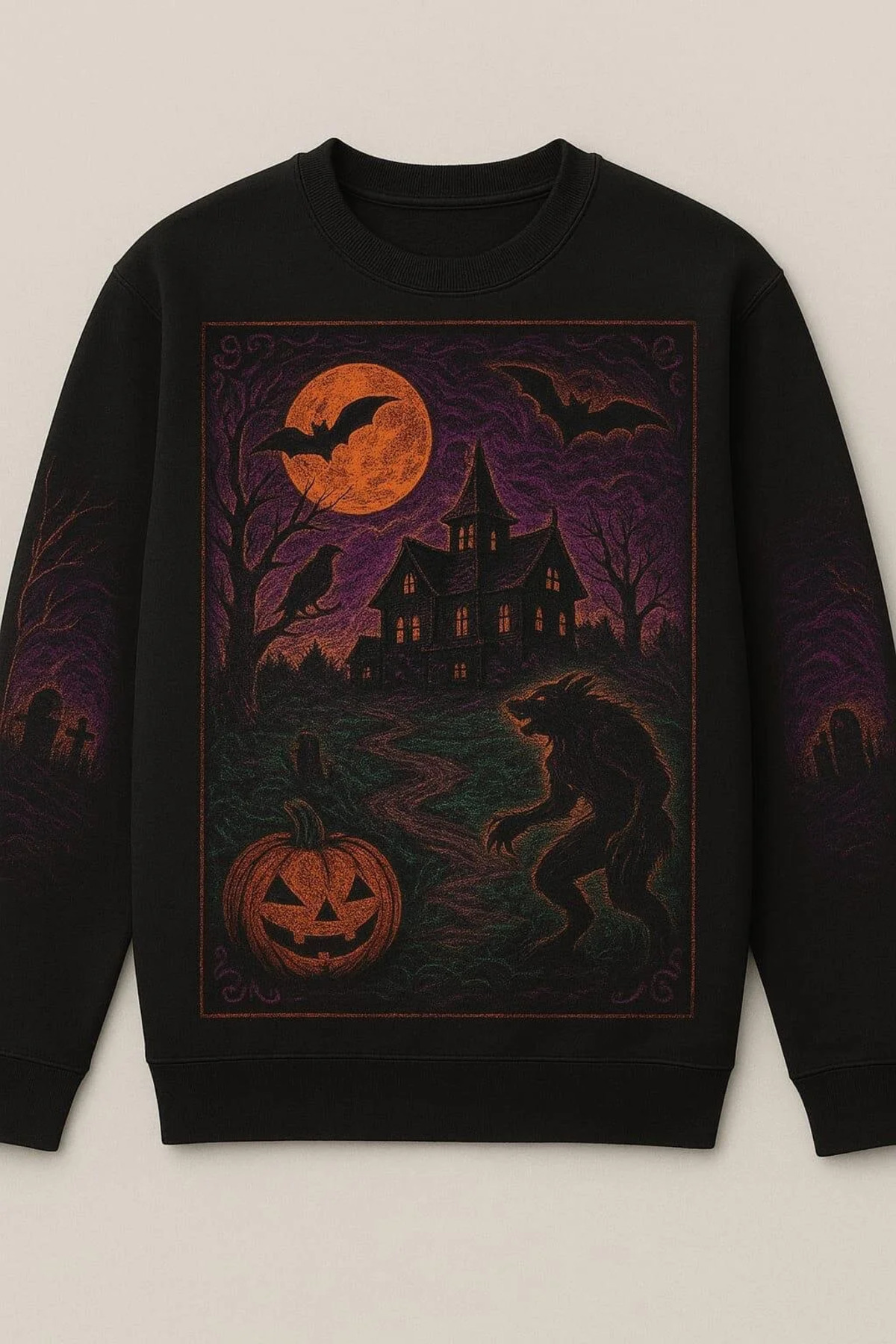 Krallar Tekstil Halloween Edition Hoodie – Sınırlı Üretim!