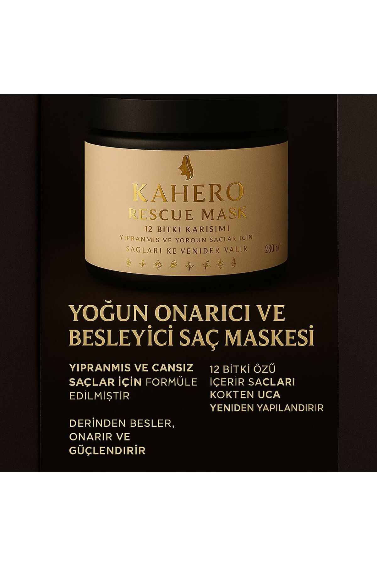 Saç Onarıcı Bakım Maskesi 250 ml — Hk01749 — تصویر 7 از 7