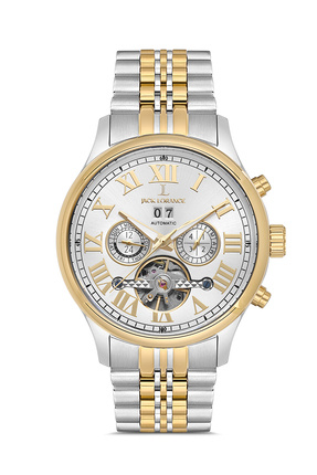 JACK LORANCE JCK JLS11817M.04 Gümüş & Altın Otomatik Çelik Erkek Kol Saati