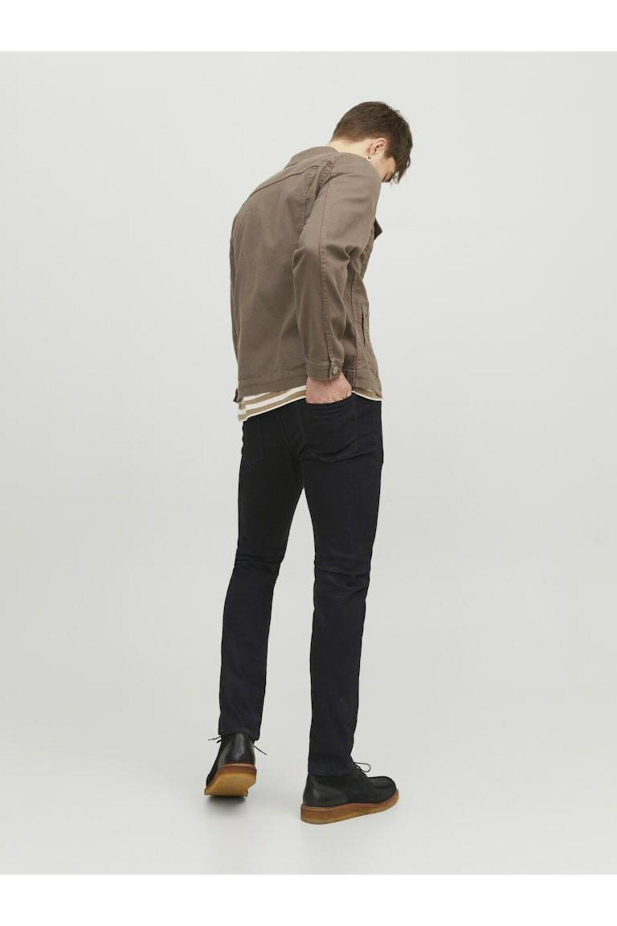 شلوار جین مردانه راسته فاق نرمال | جک اند جونز Jack & Jones 12113450 - تصویر 4