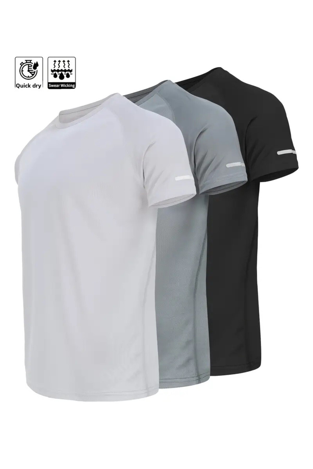 White - Gray - Black