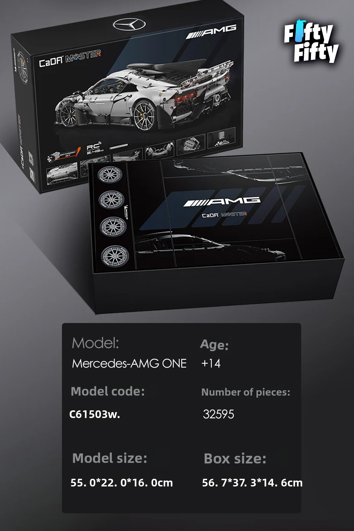 کادا مرسدس AMG One – C61503W (۳۲۹۵ قطعه) مجموعه ساخت اسباب‌بازی حرفه‌ای