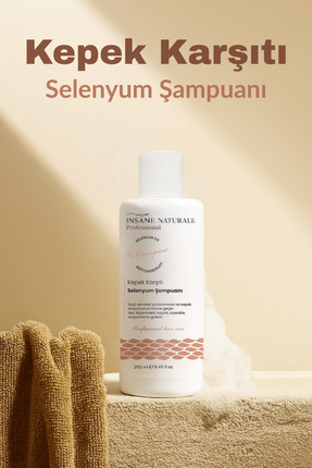 Insane Naturale Selenyum, Salisilik Asit İçeren Anti Dandruff Pullanma ve Kep...