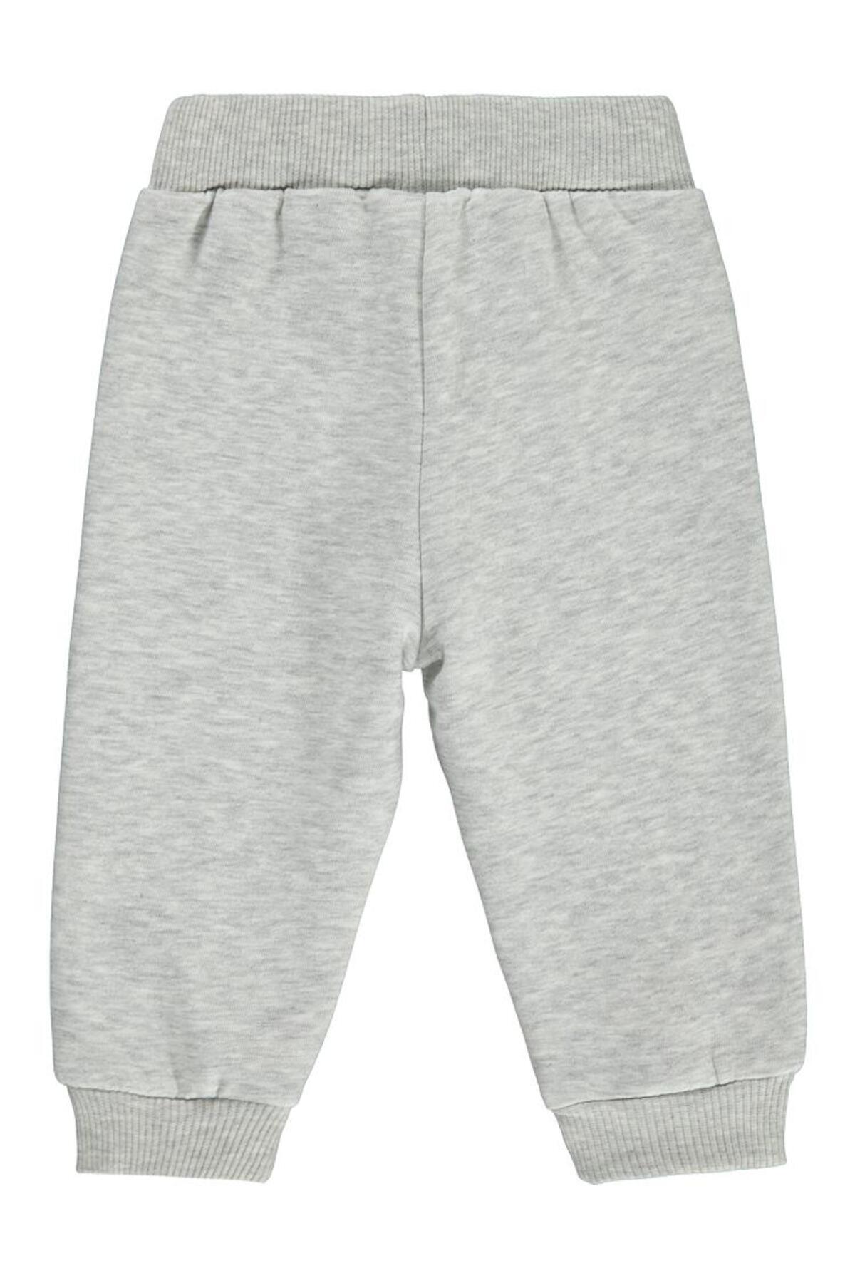 سیویل بیبی شلوار ورزشی Cvl سایز ۶-۱۸ ماه - خاکستری ۶-۹ ماه