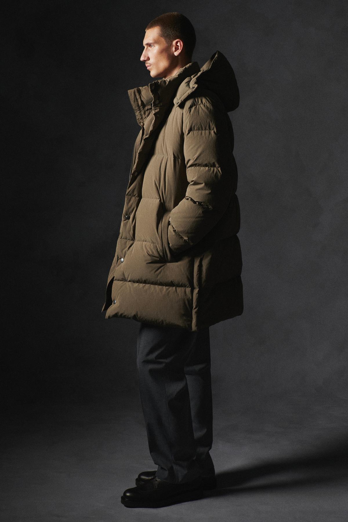 ماسیمو دوتی کاپشن پفی بلند ضد آب