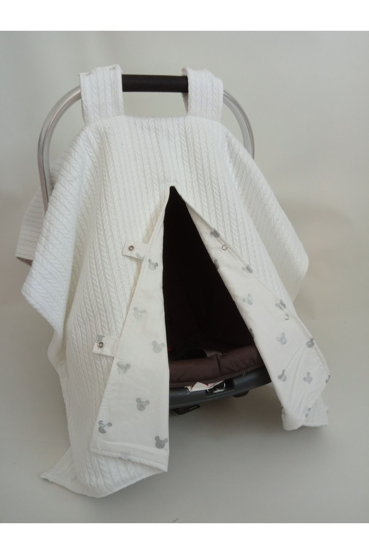 Wenaris Çift taraflı  Puset Örtüsü 1 parça fotoğrafı 2 (önizleme)