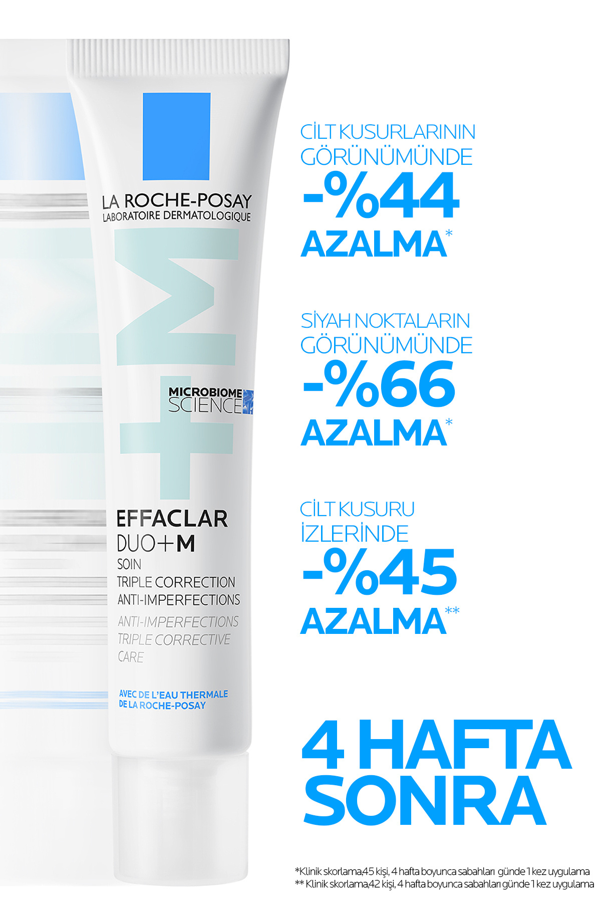 Yağlı ve Akneye Eğilimli Ciltler İçin Cilt Bakım Seti: Effaclar Temizleme Jeli 400ml&Duo+M Krem 40ml — LRP20250025 — تصویر 7 از 8